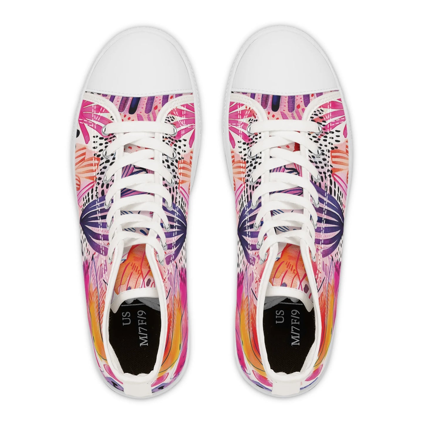 Wild Flowers of the Plains High Top Sneakers