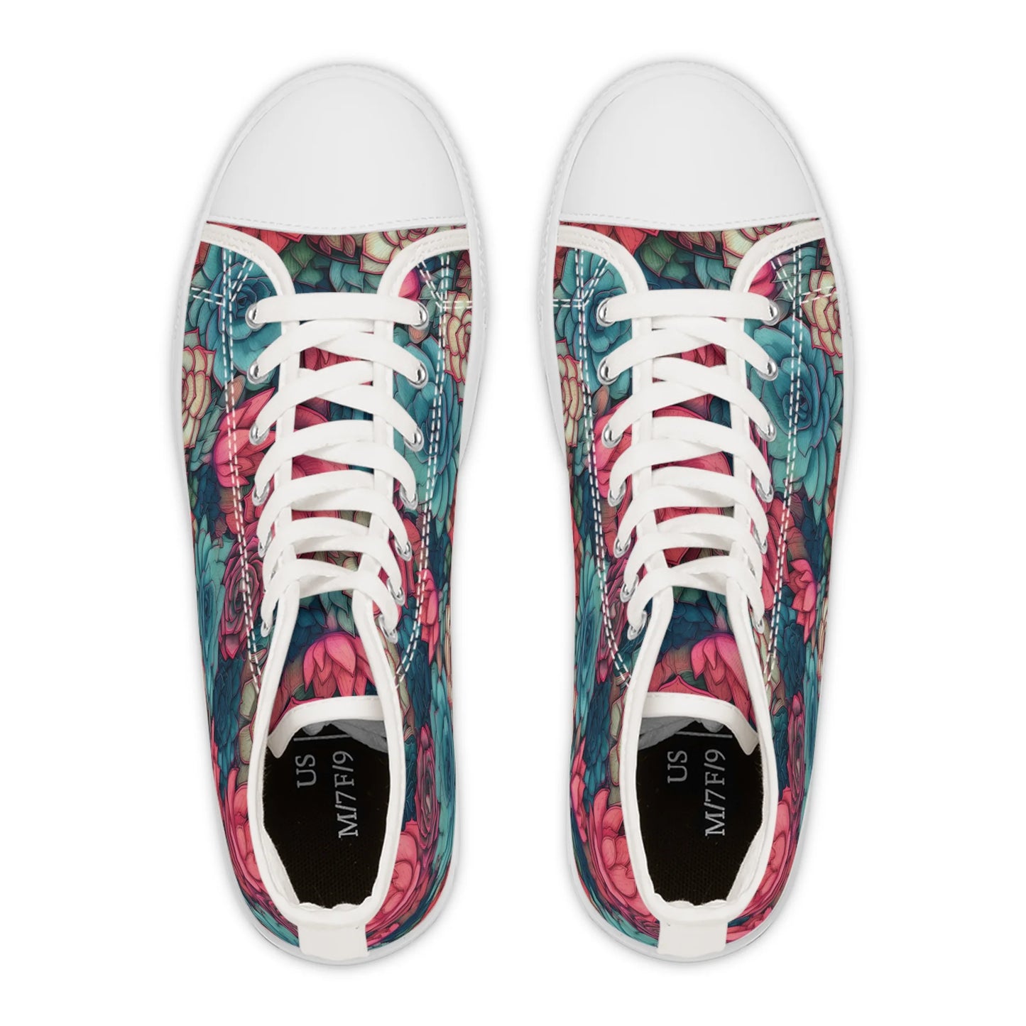 Bright Eternal Flowers Fantasy High Top Sneakers