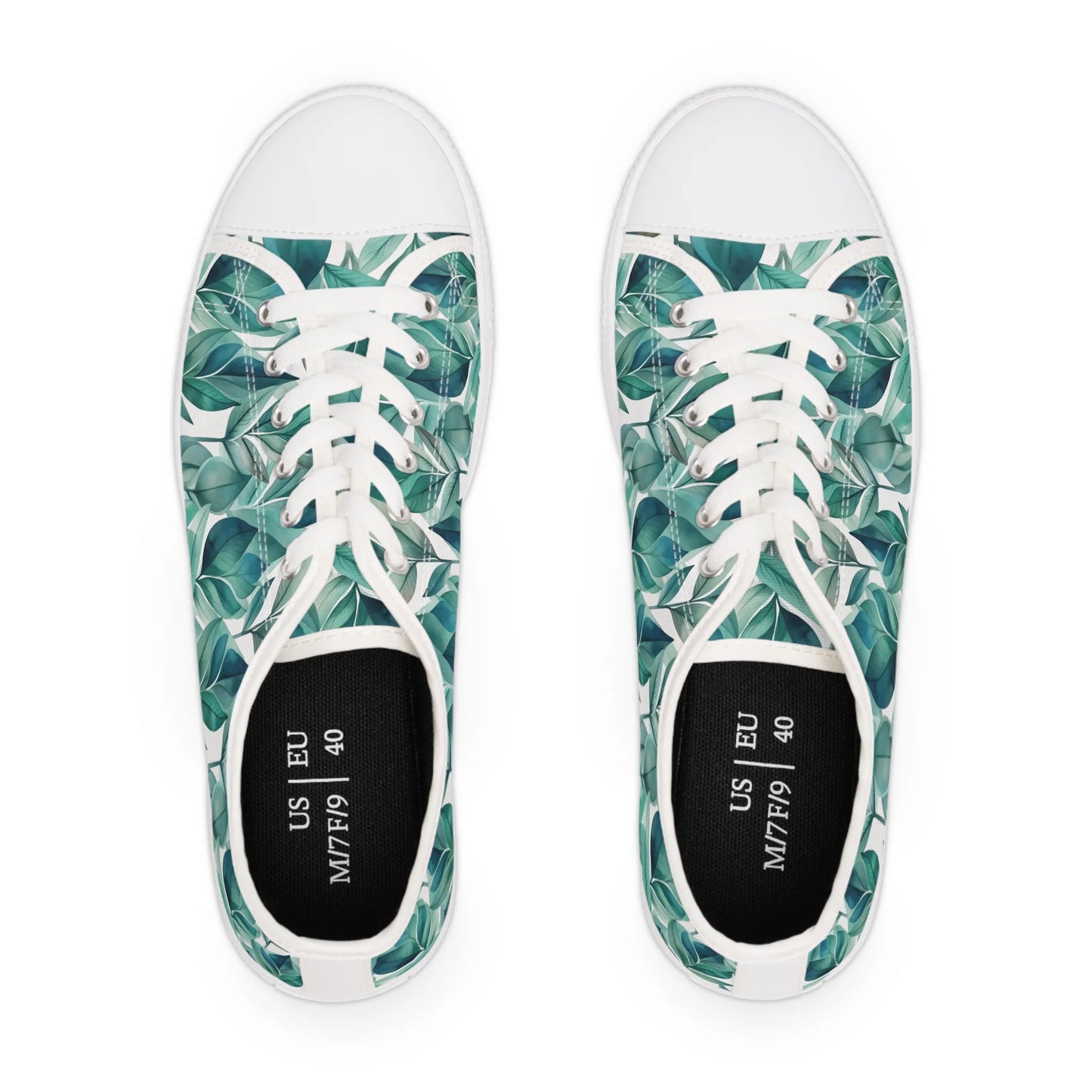 Leafy Chic Low Top Sneakers