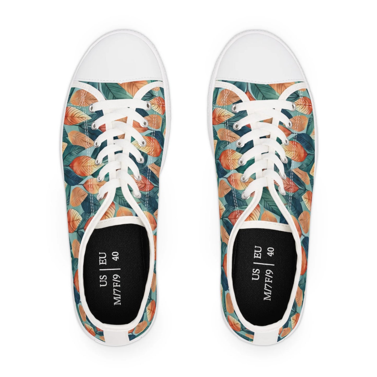 Leafy Minimalism Low Top Sneakers