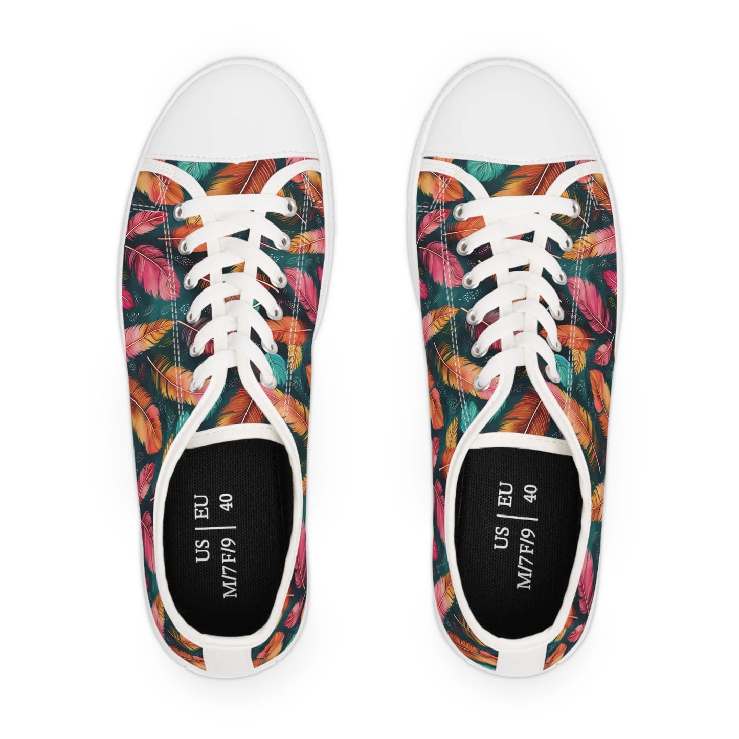 Wonderful Feathers Low Top Sneakers