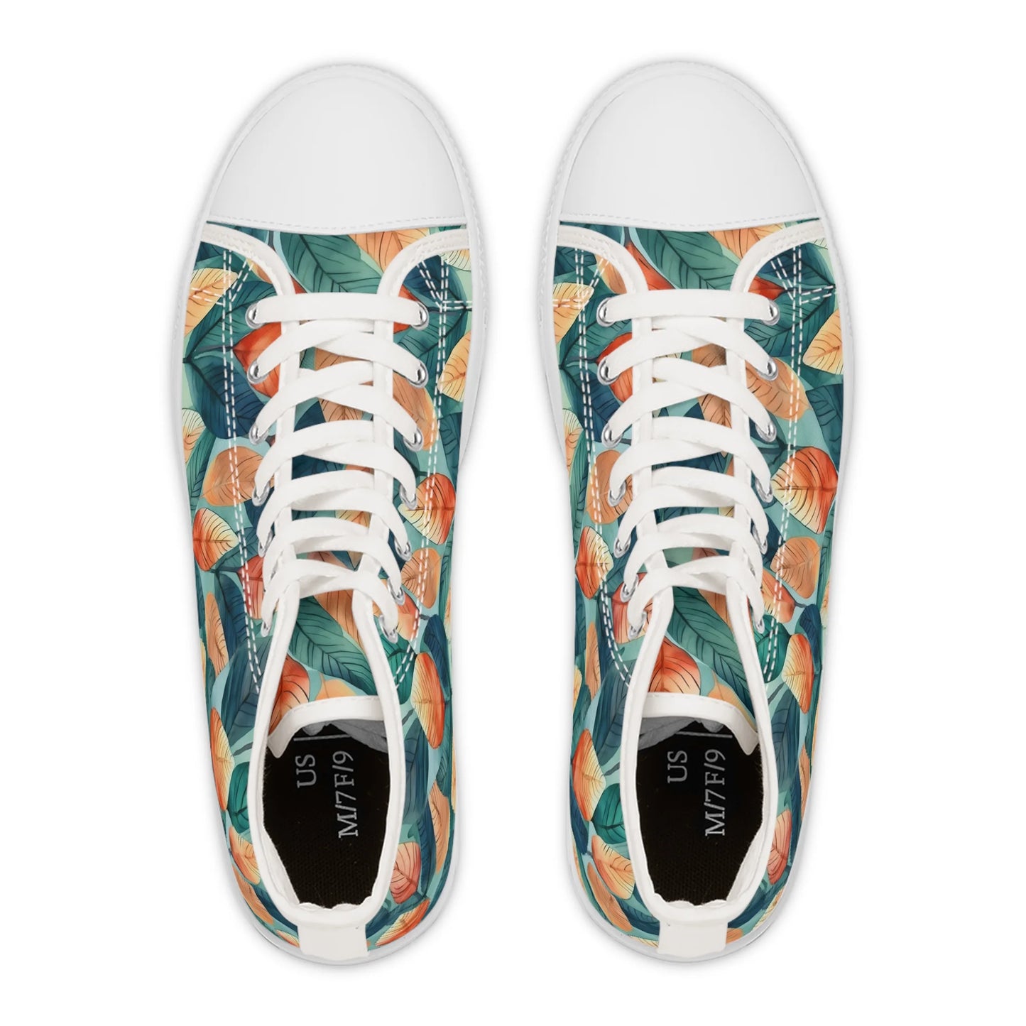 Leafy Minimalism High Top Sneakers