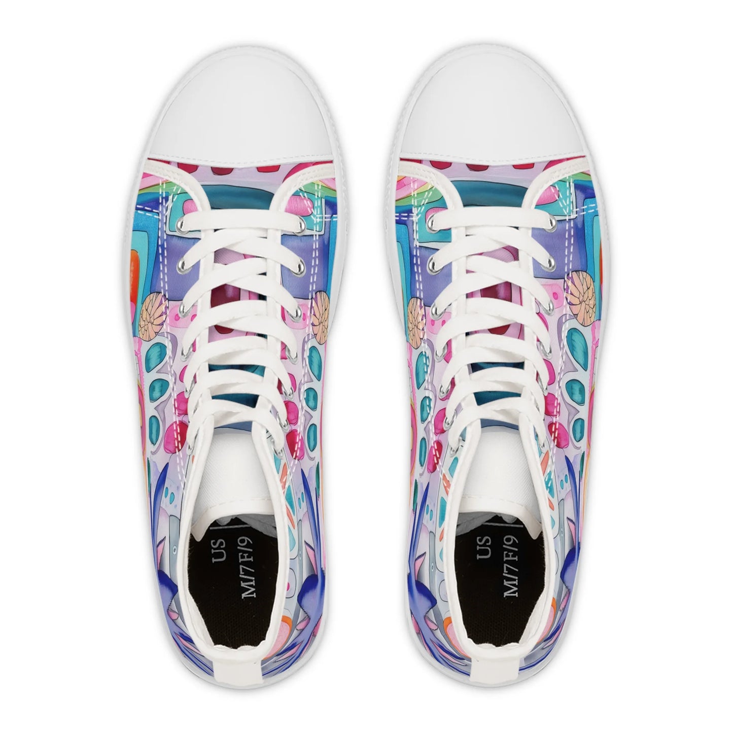 Playful Sea Pebbles High Top Sneakers