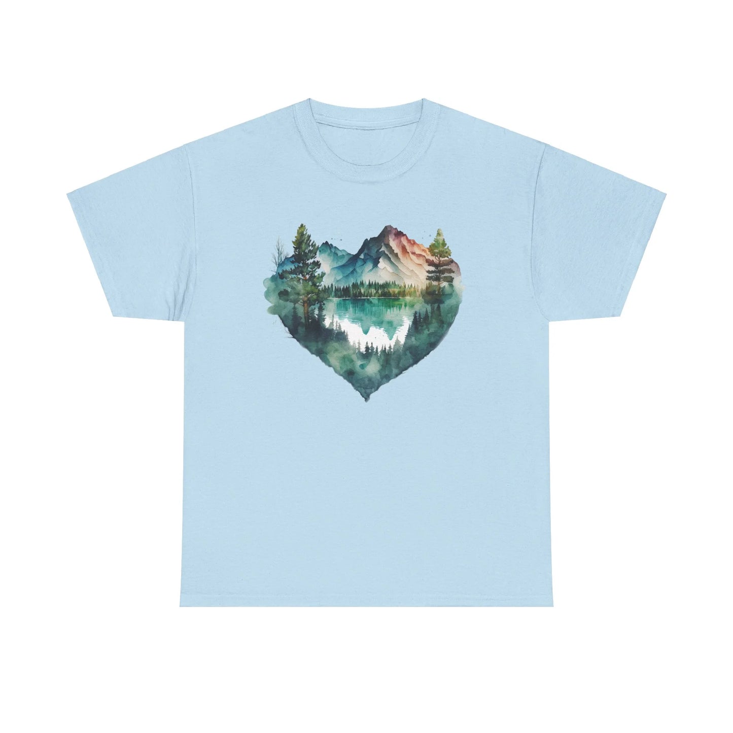 Falling in Love with the Forest Woman Heavy Cotton T-shirt