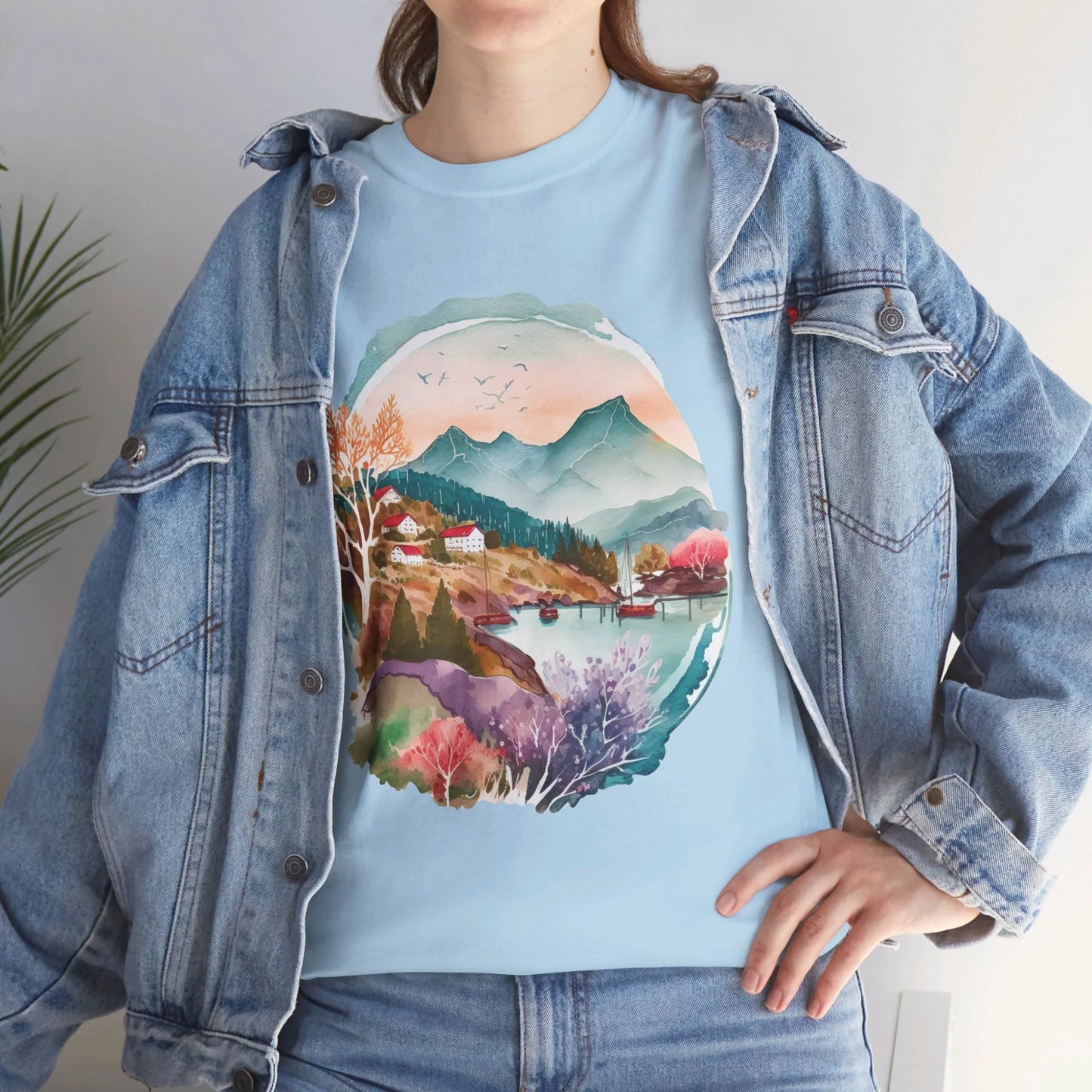 Forest Whispers Woman Heavy Cotton T-shirt