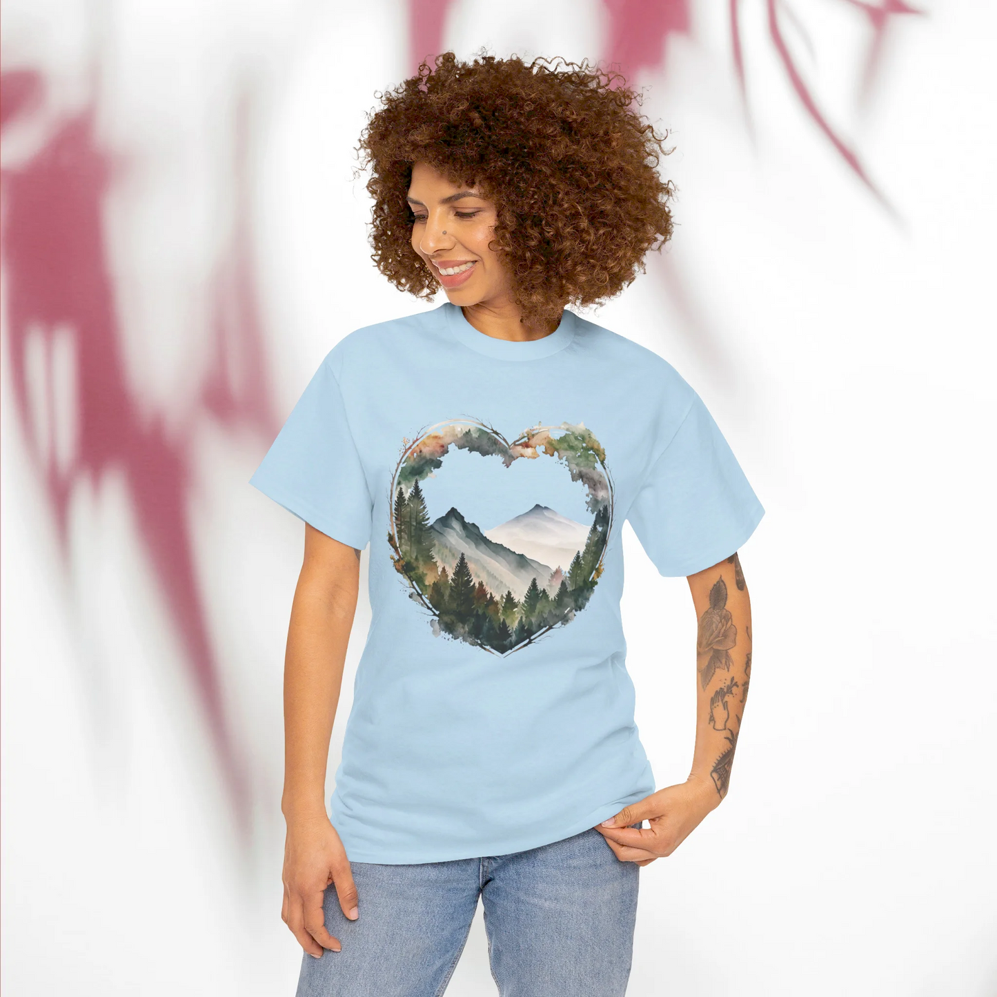 Highland Horizons Woman Heavy Cotton T-shirt