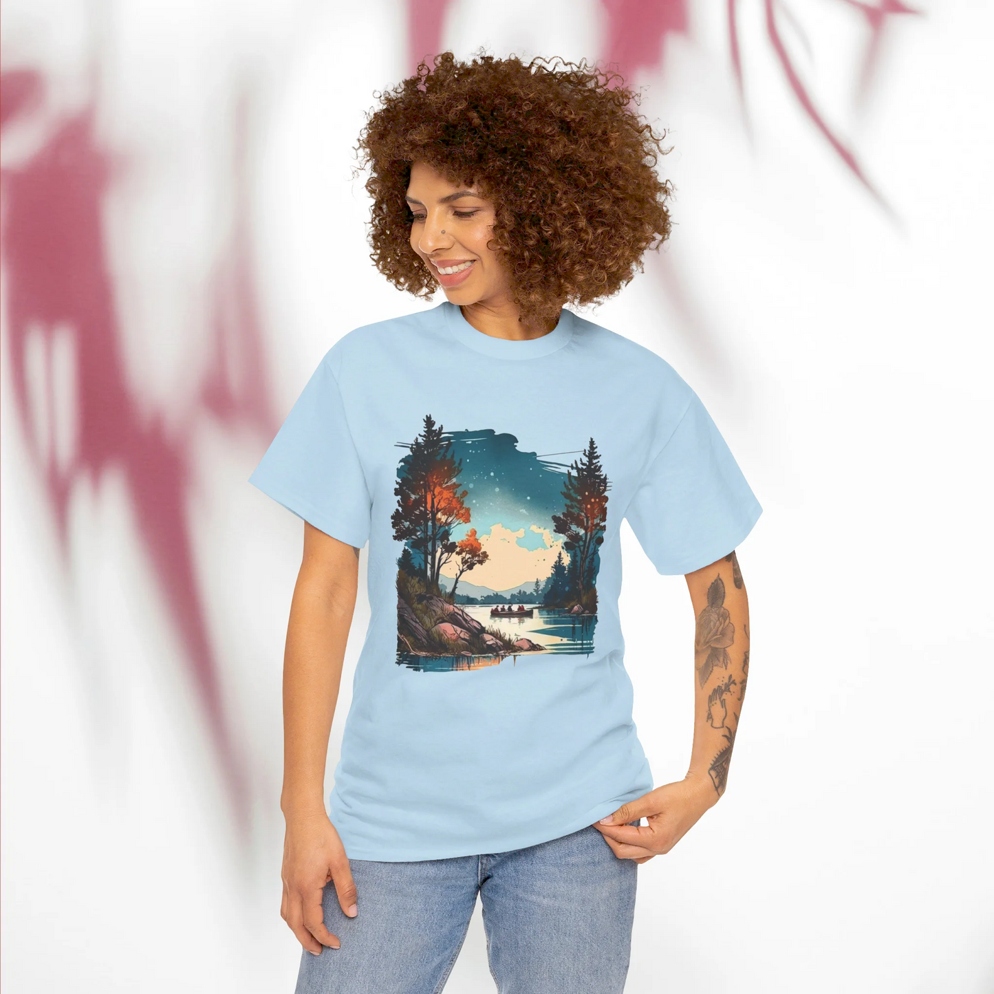 Where Adventure Begins Woman Heavy Cotton T-shirt