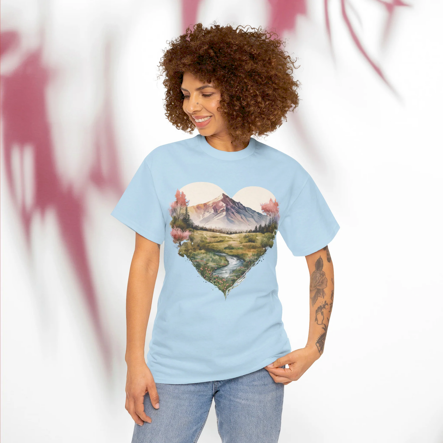 Deepening the Love for Forest Treasures Woman Heavy Cotton T-shirt