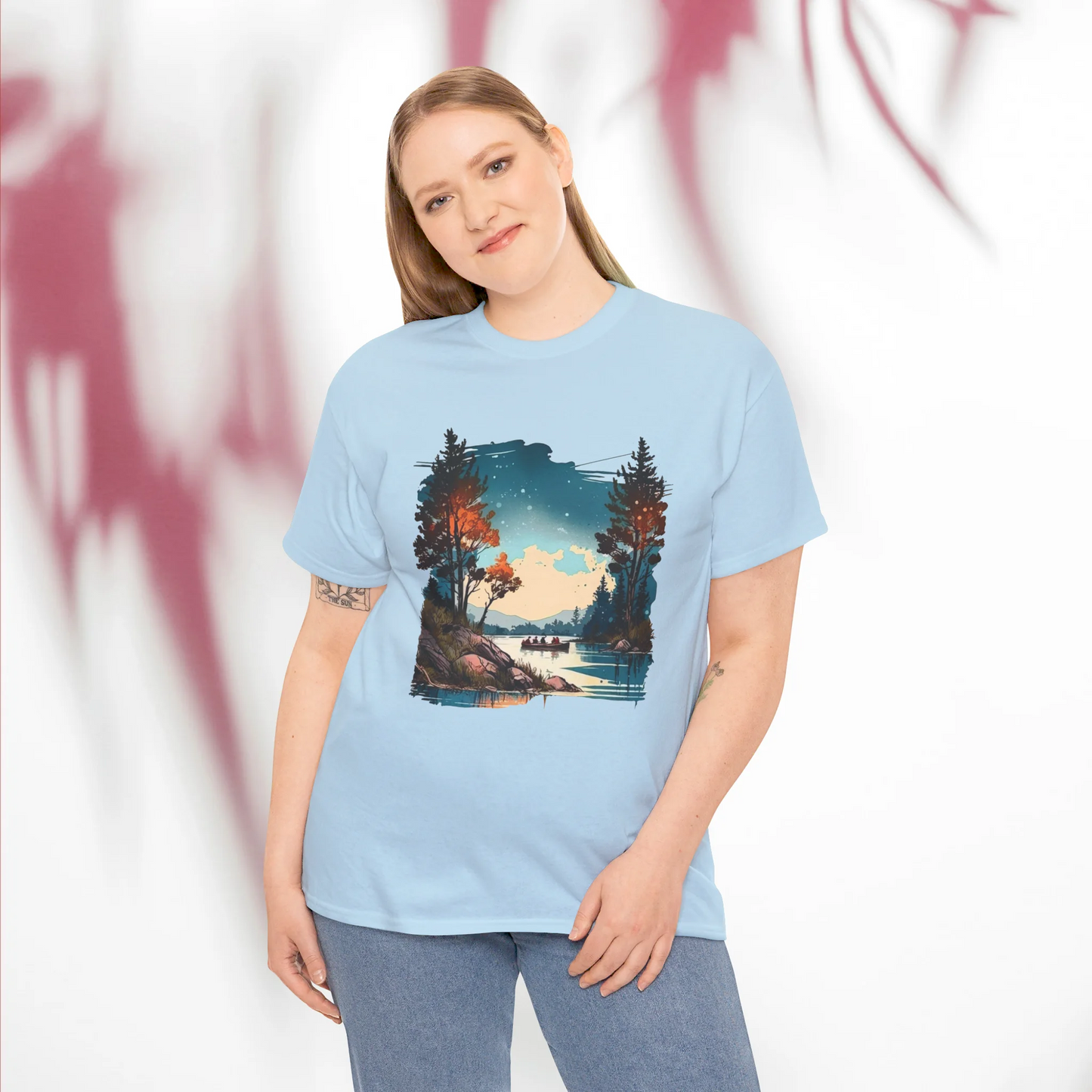 Where Adventure Begins Woman Heavy Cotton T-shirt