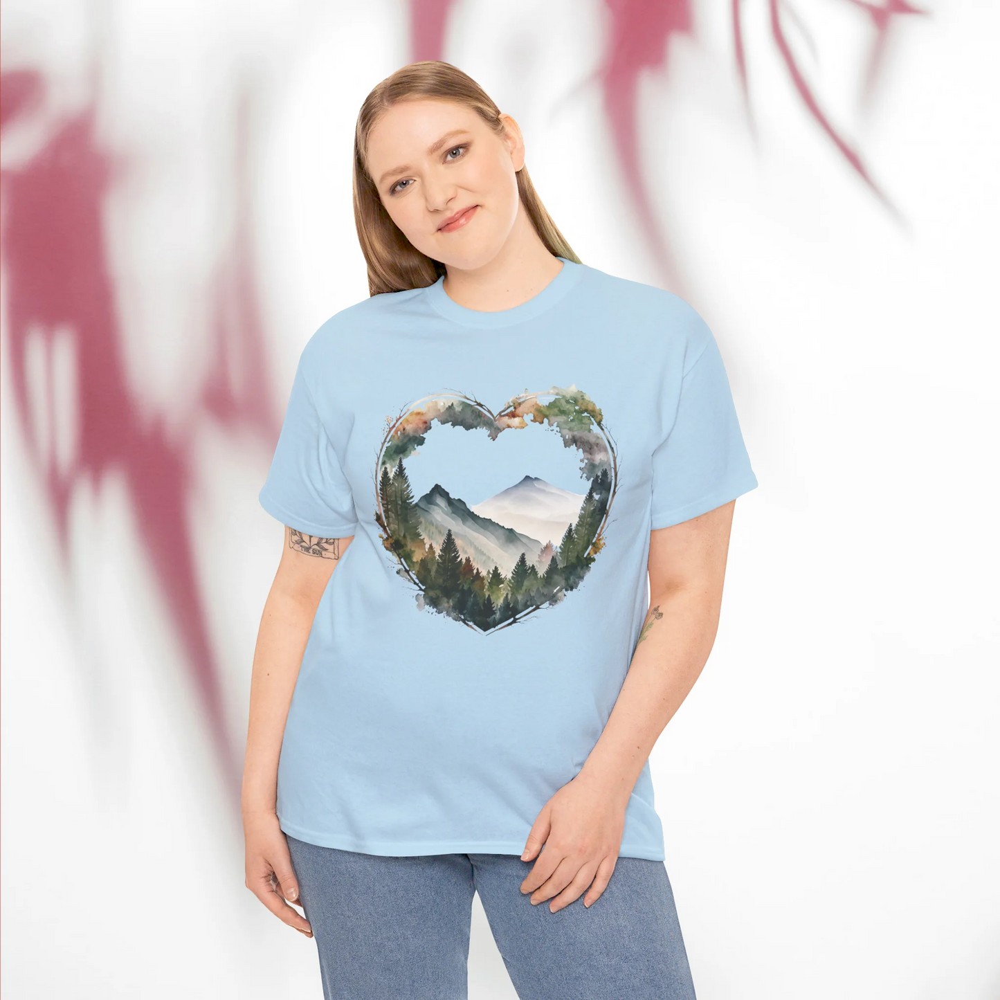 Highland Horizons Woman Heavy Cotton T-shirt