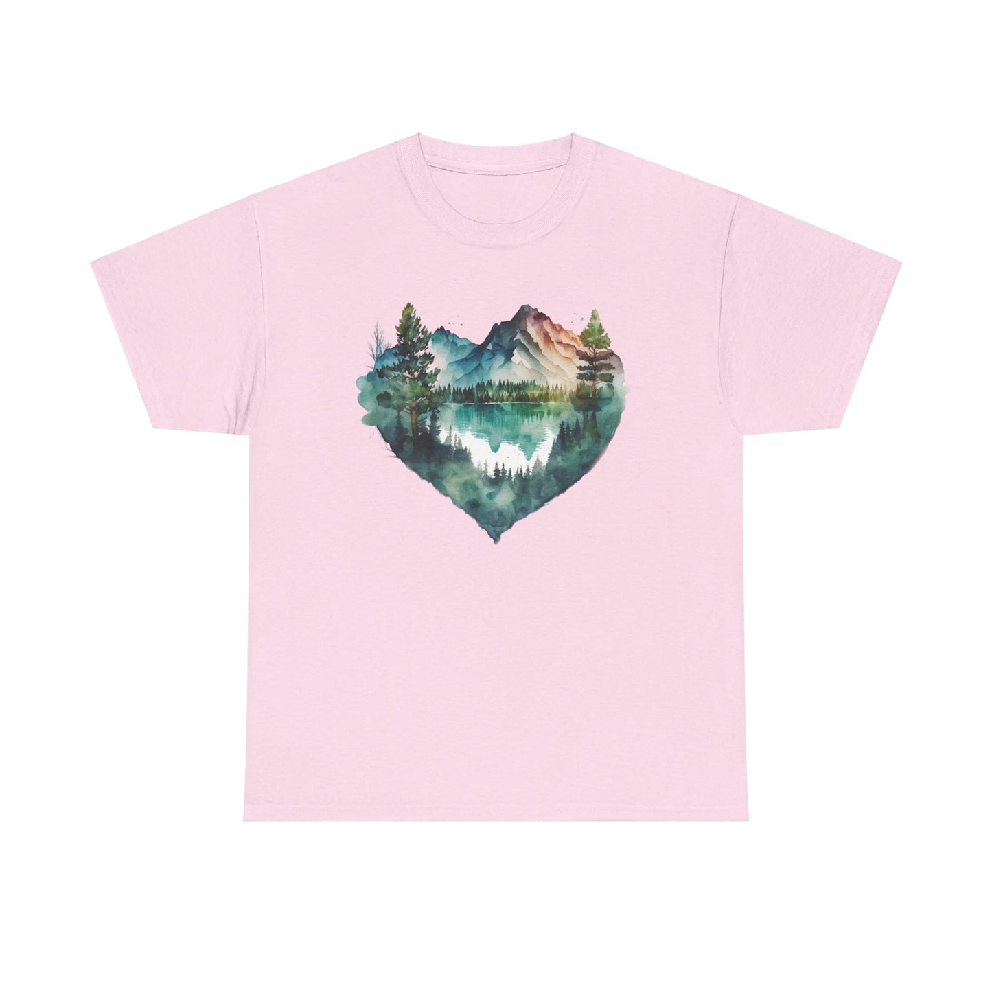 Falling in Love with the Forest Woman Heavy Cotton T-shirt