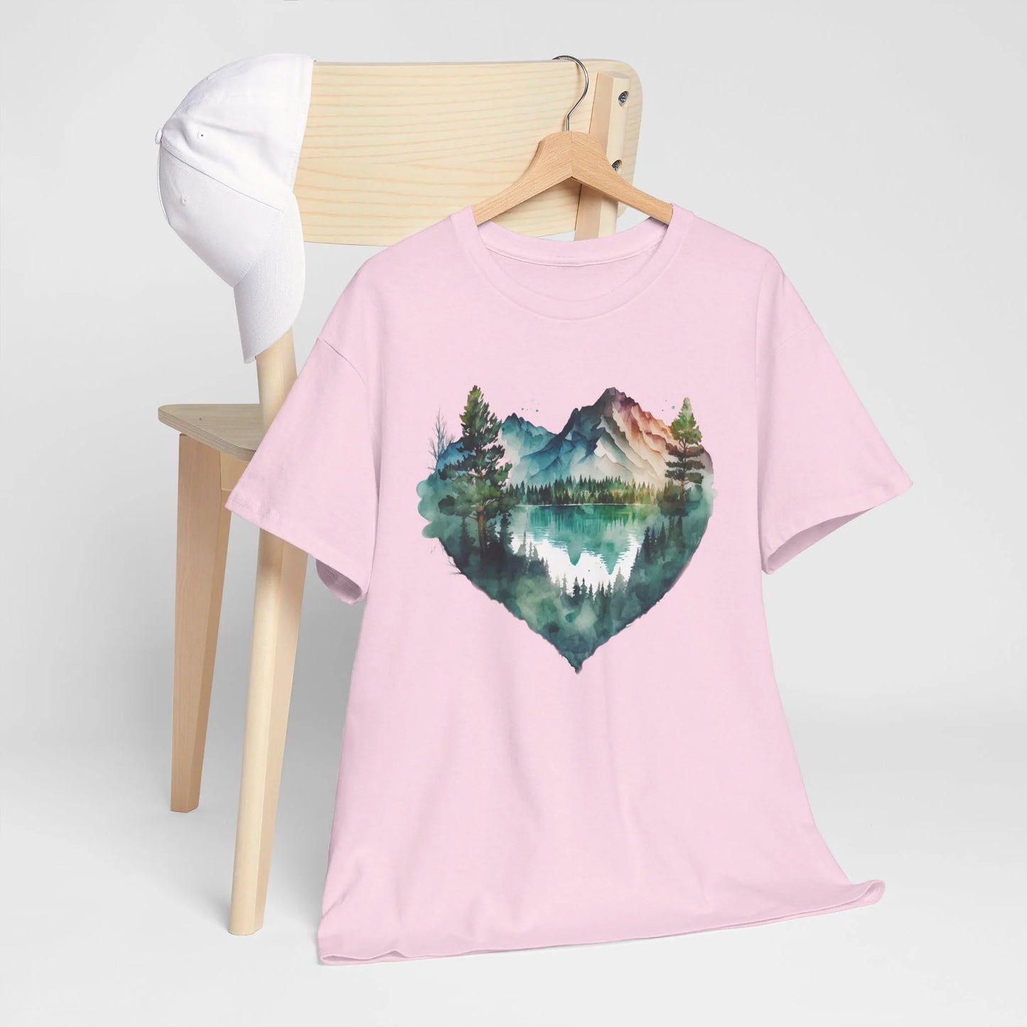 Falling in Love with the Forest Woman Heavy Cotton T-shirt