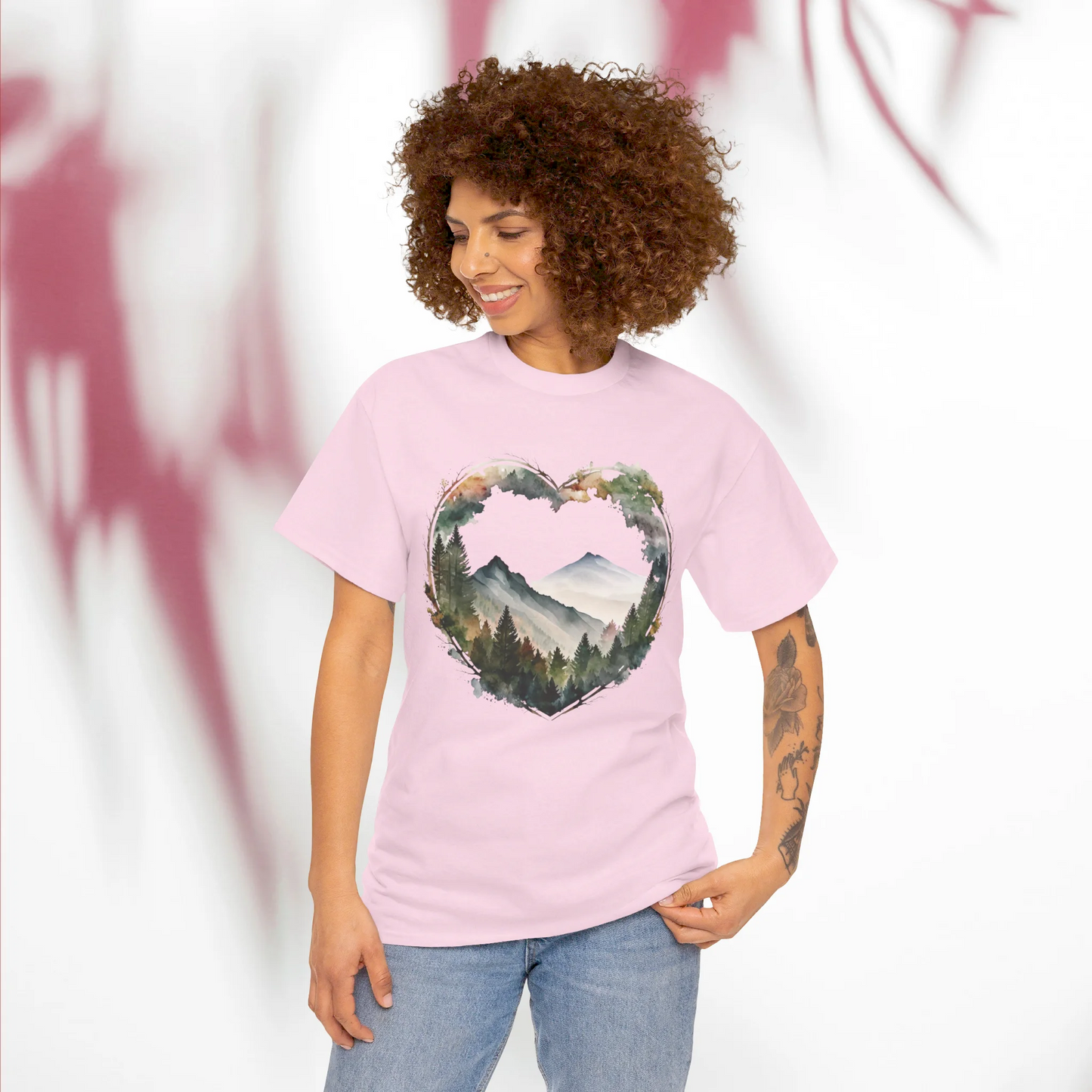 Highland Horizons Woman Heavy Cotton T-shirt