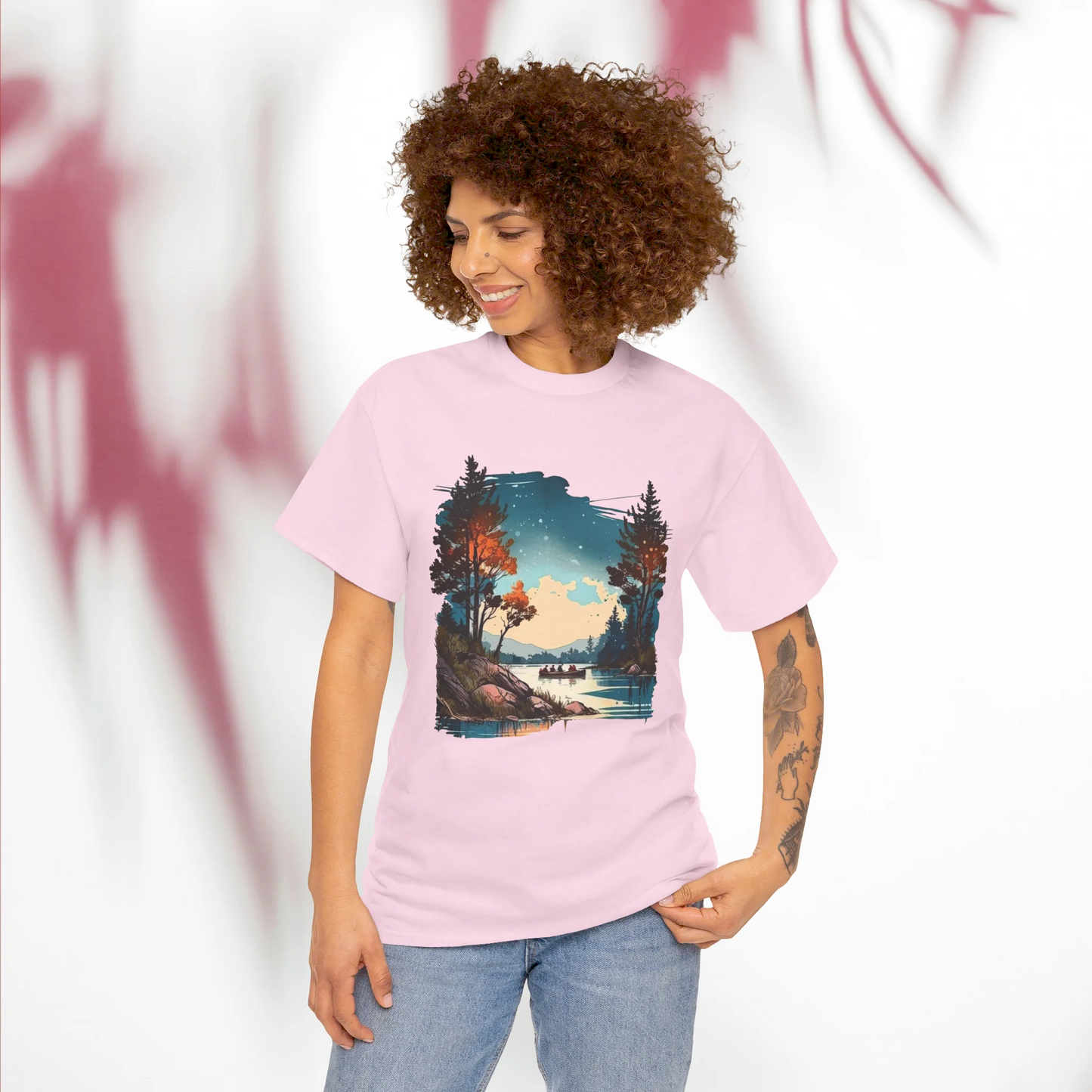 Where Adventure Begins Woman Heavy Cotton T-shirt