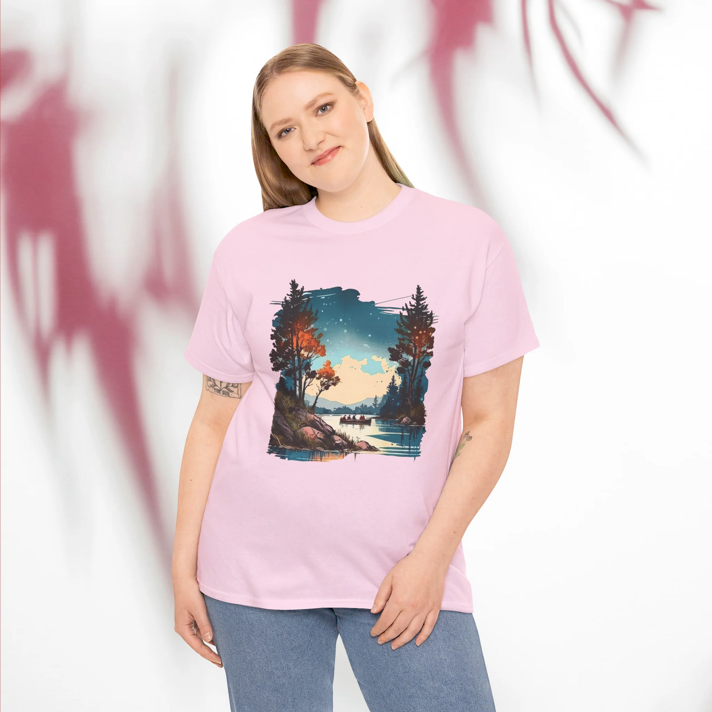 Where Adventure Begins Woman Heavy Cotton T-shirt