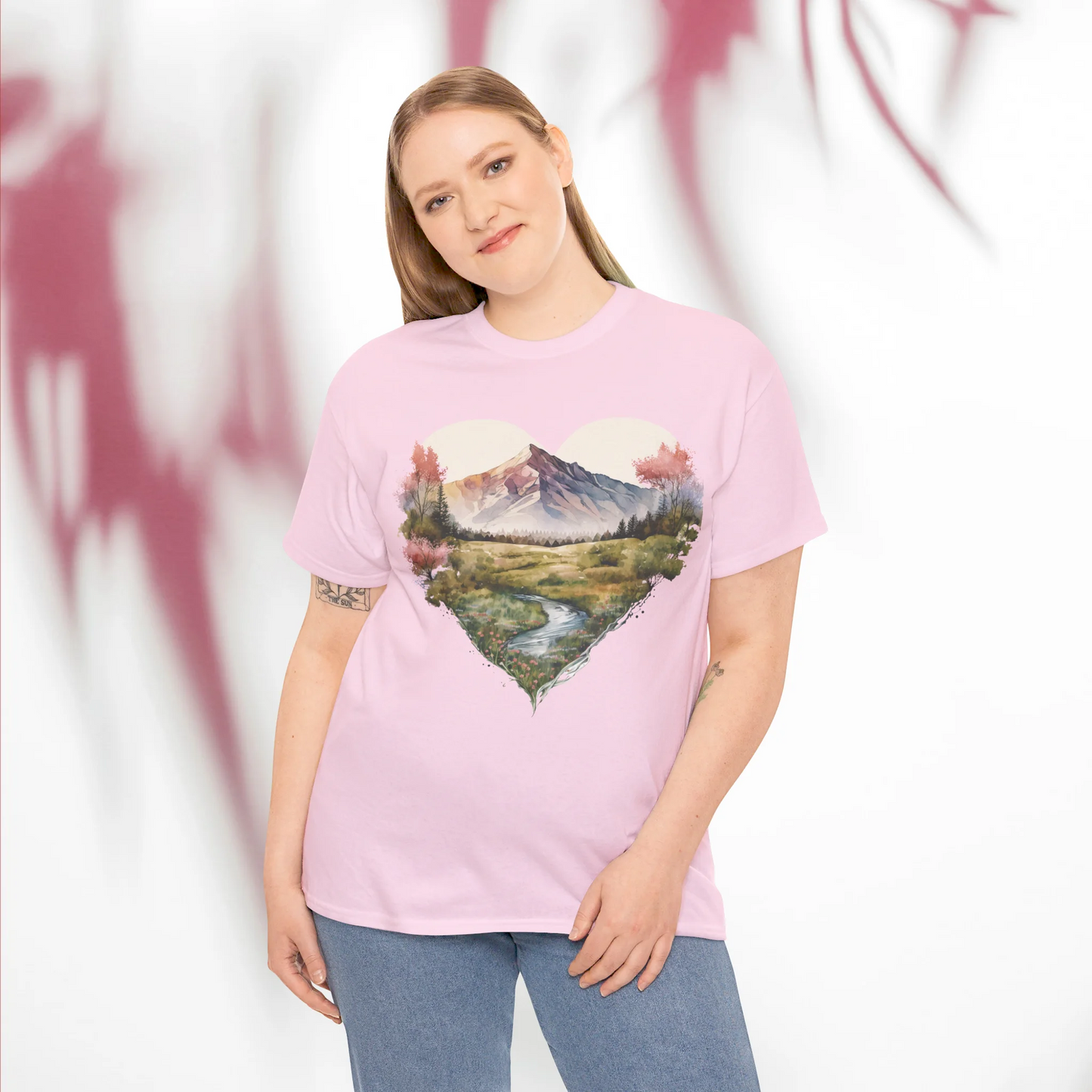 Deepening the Love for Forest Treasures Woman Heavy Cotton T-shirt