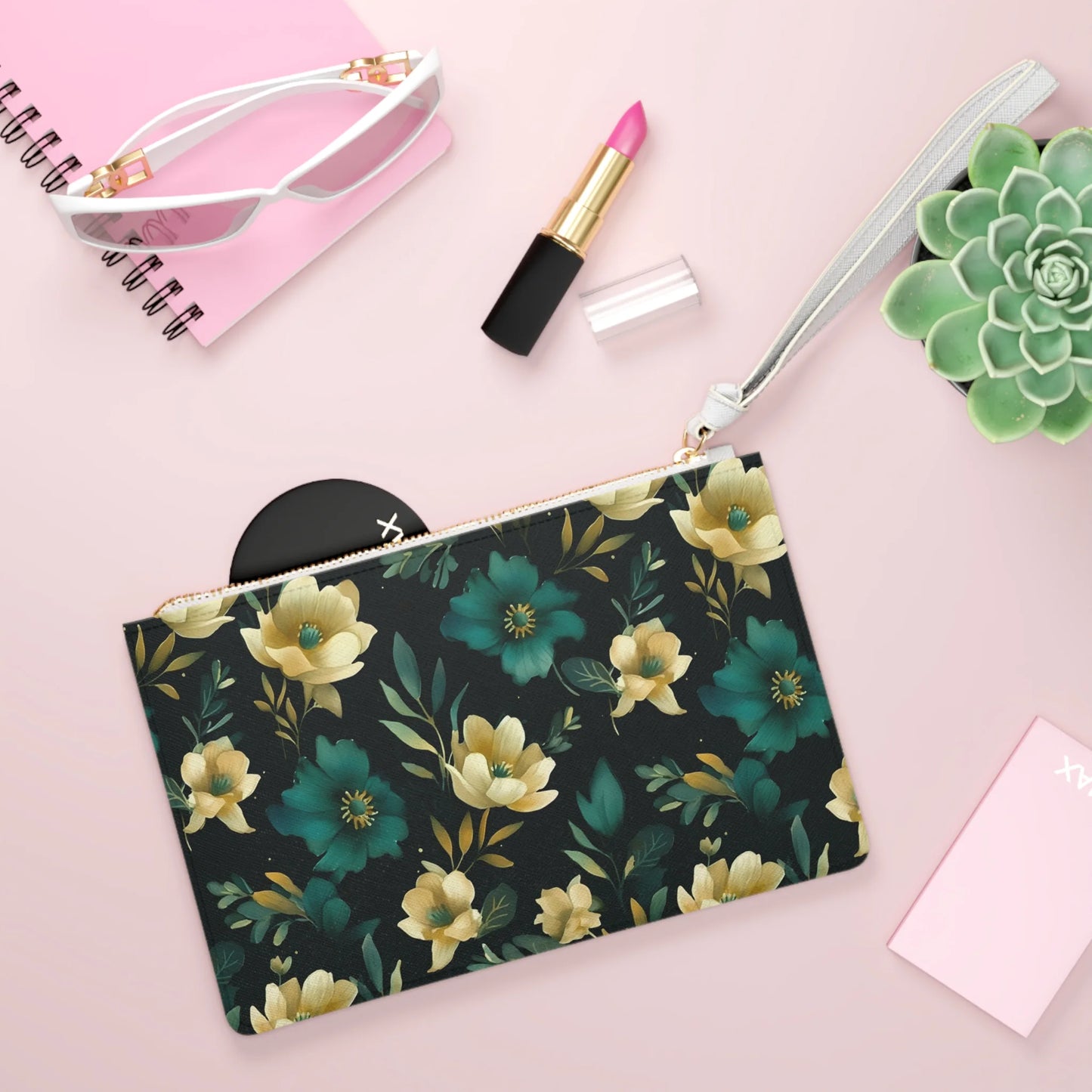 Minimalist Blooms Clutch