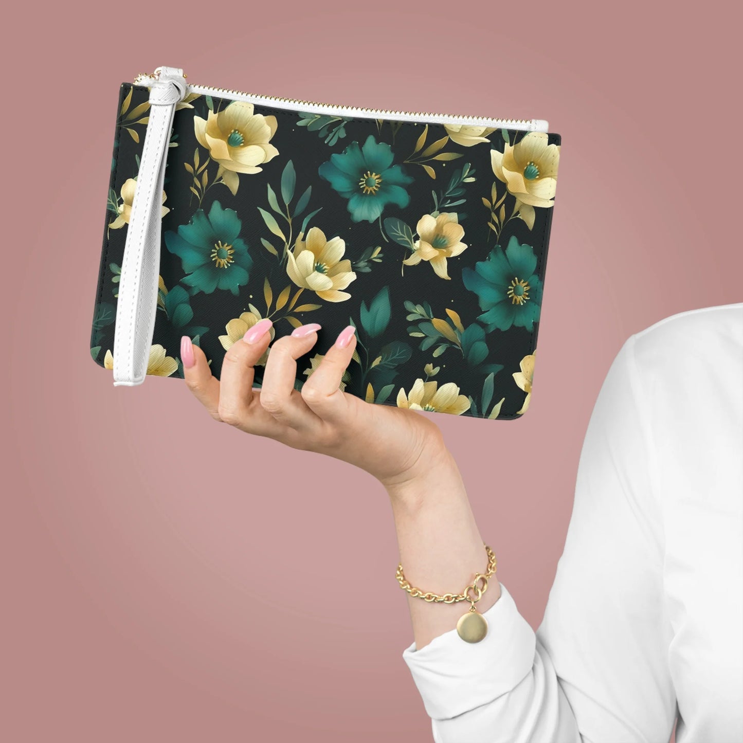 Minimalist Blooms Clutch