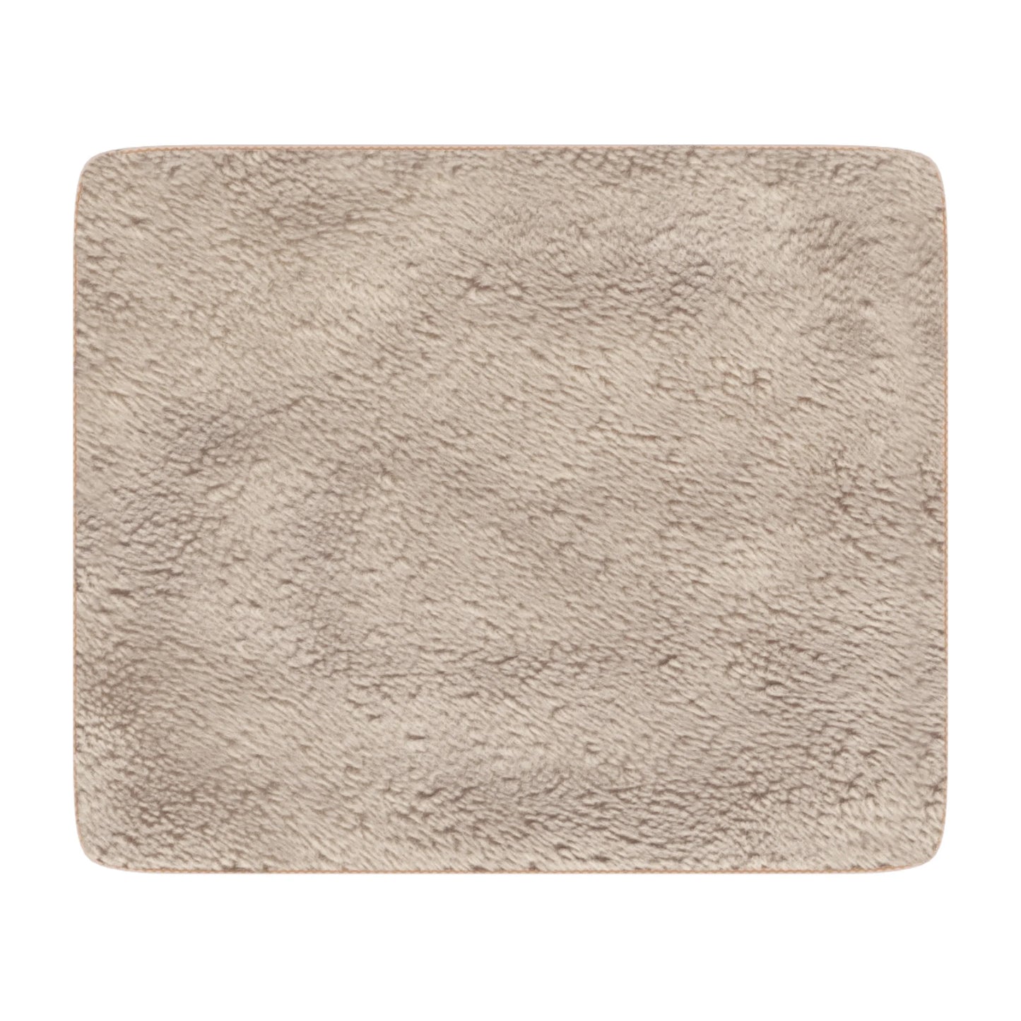 Minimalist Blooms Tan Sherpa Blanket