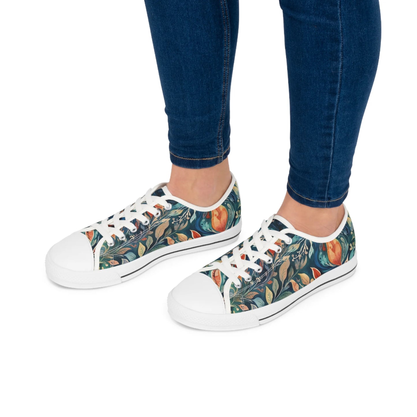 Bohemian Bloom Low Top Sneakers