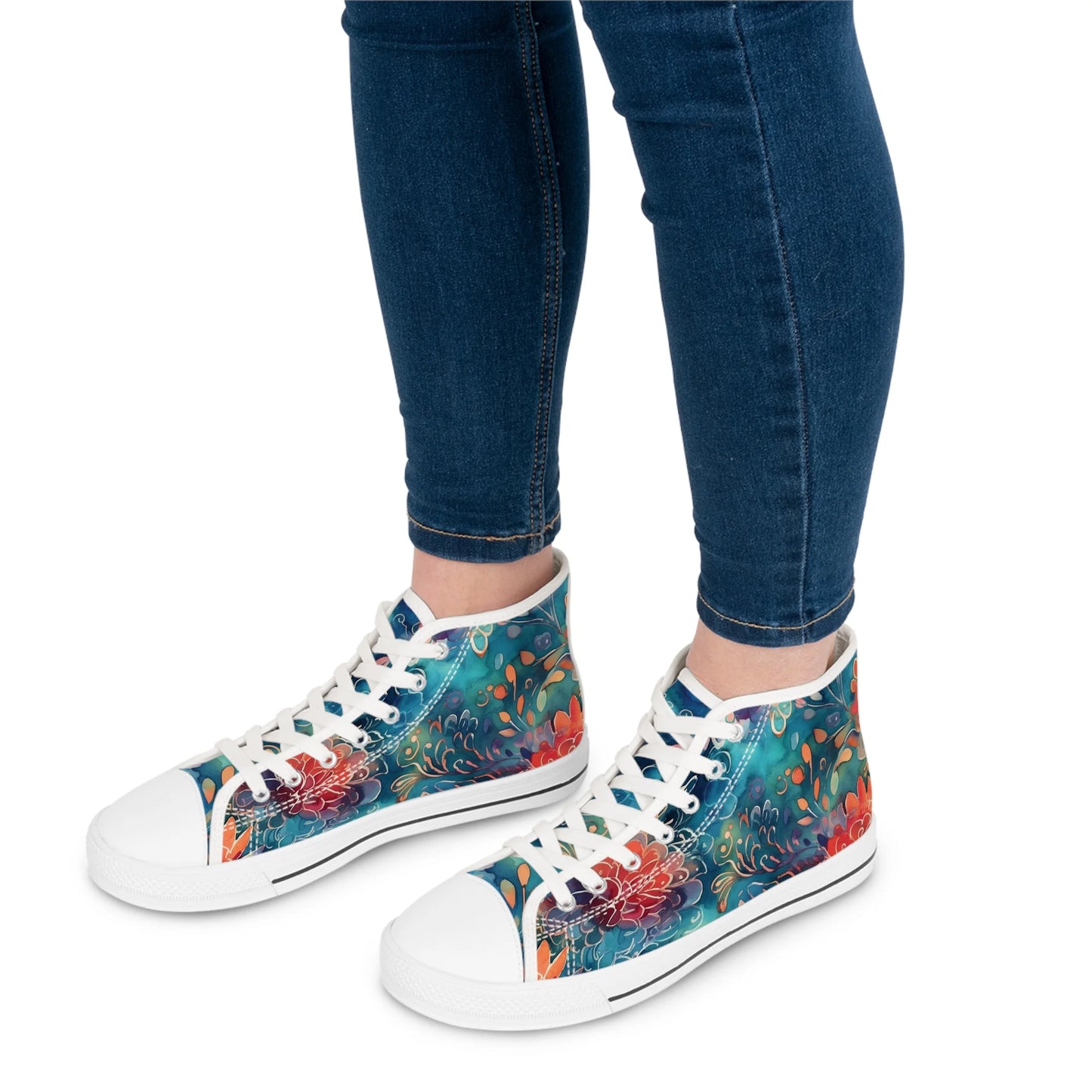 Ethereal Meadow High Top Sneakers