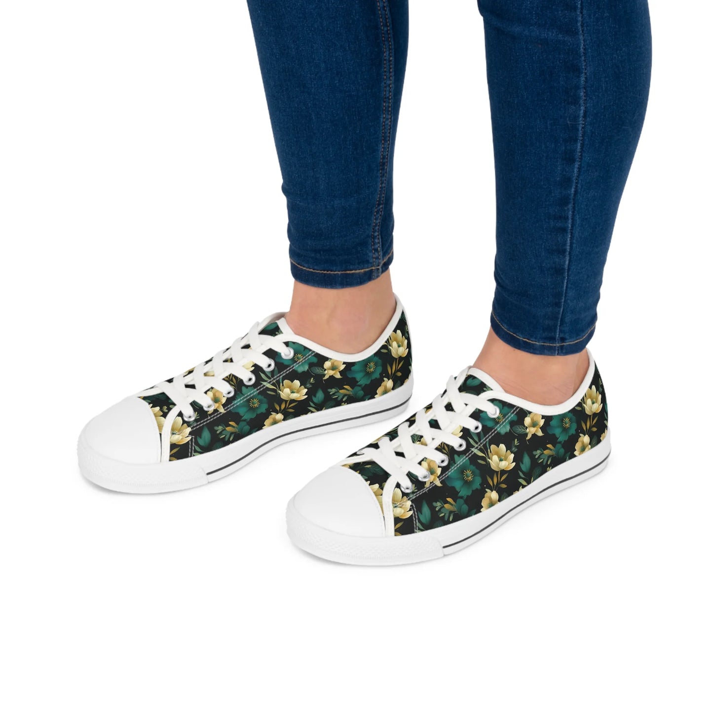 Minimalist Blooms Low Top Sneakers