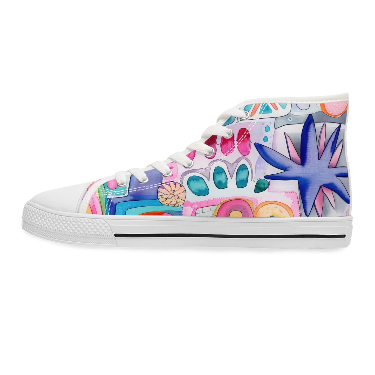 Playful Sea Pebbles High Top Sneakers