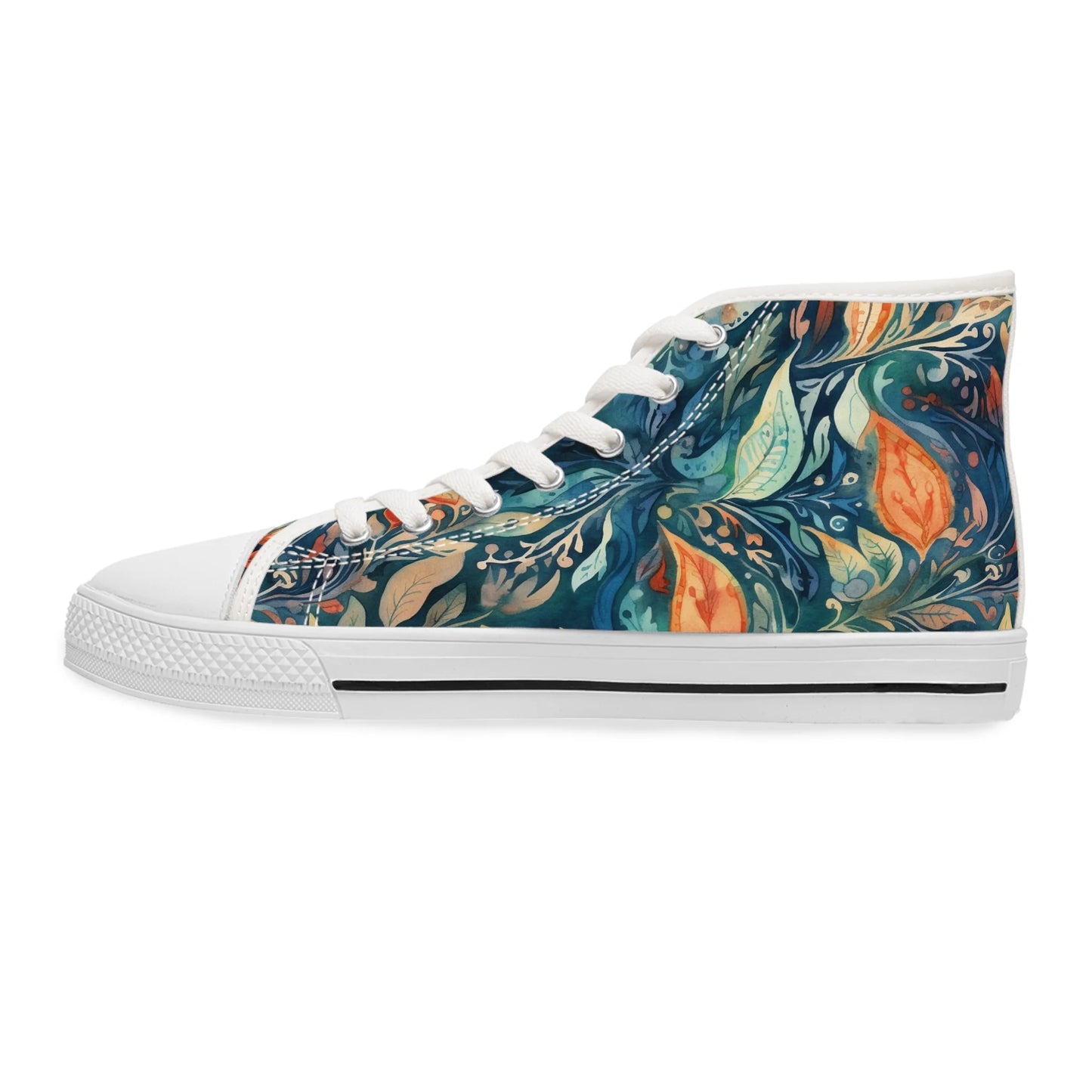 Bohemian Bloom High Top Sneakers