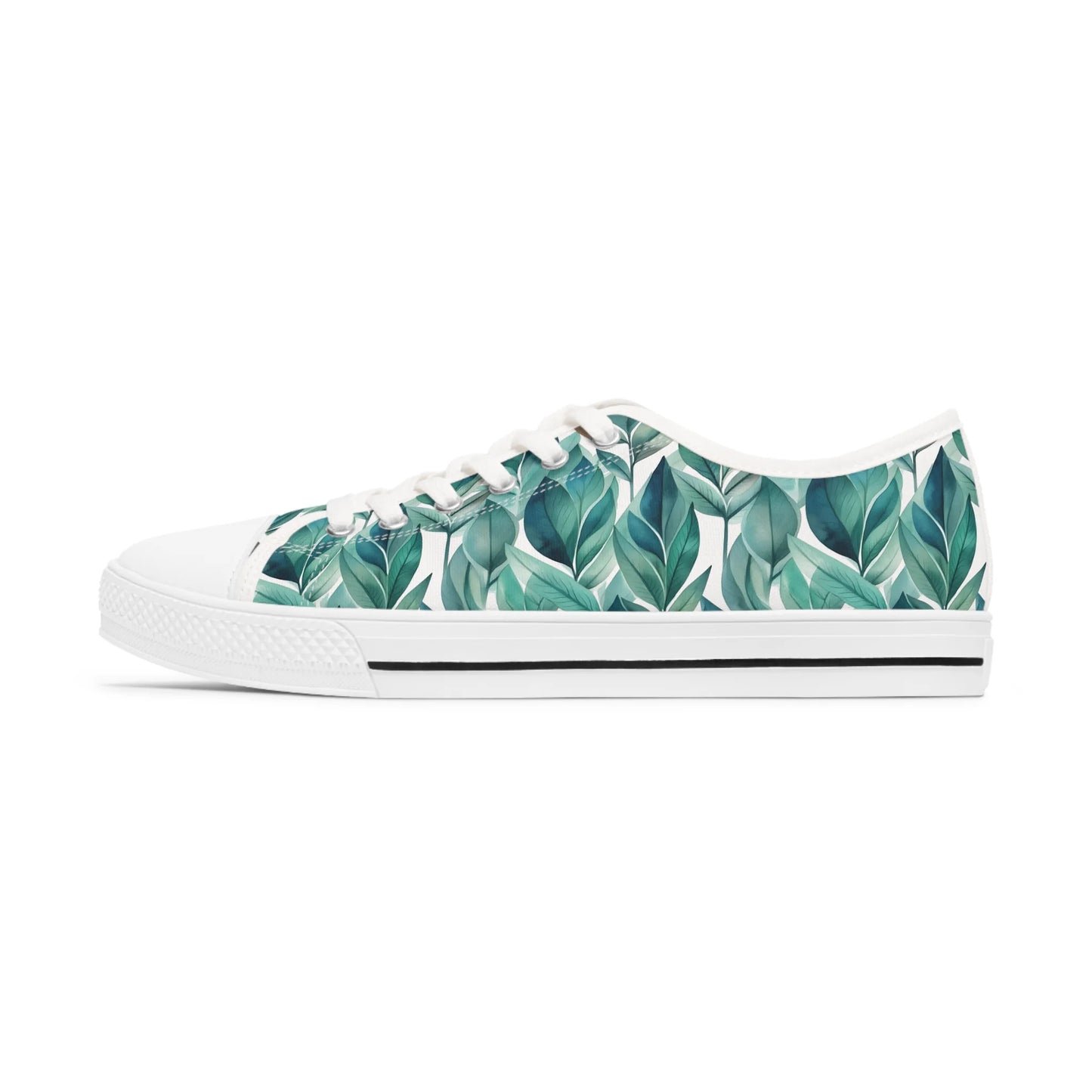 Leafy Chic Low Top Sneakers