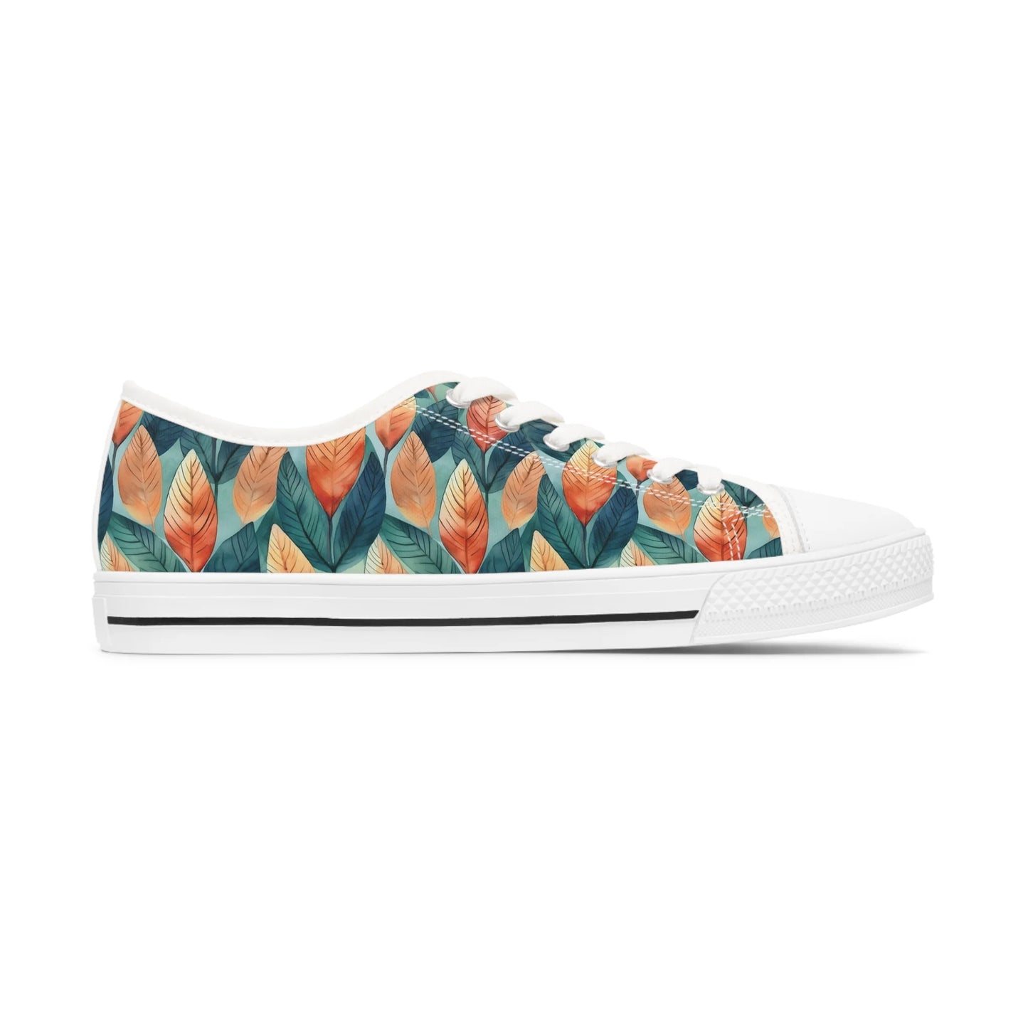 Leafy Minimalism Low Top Sneakers