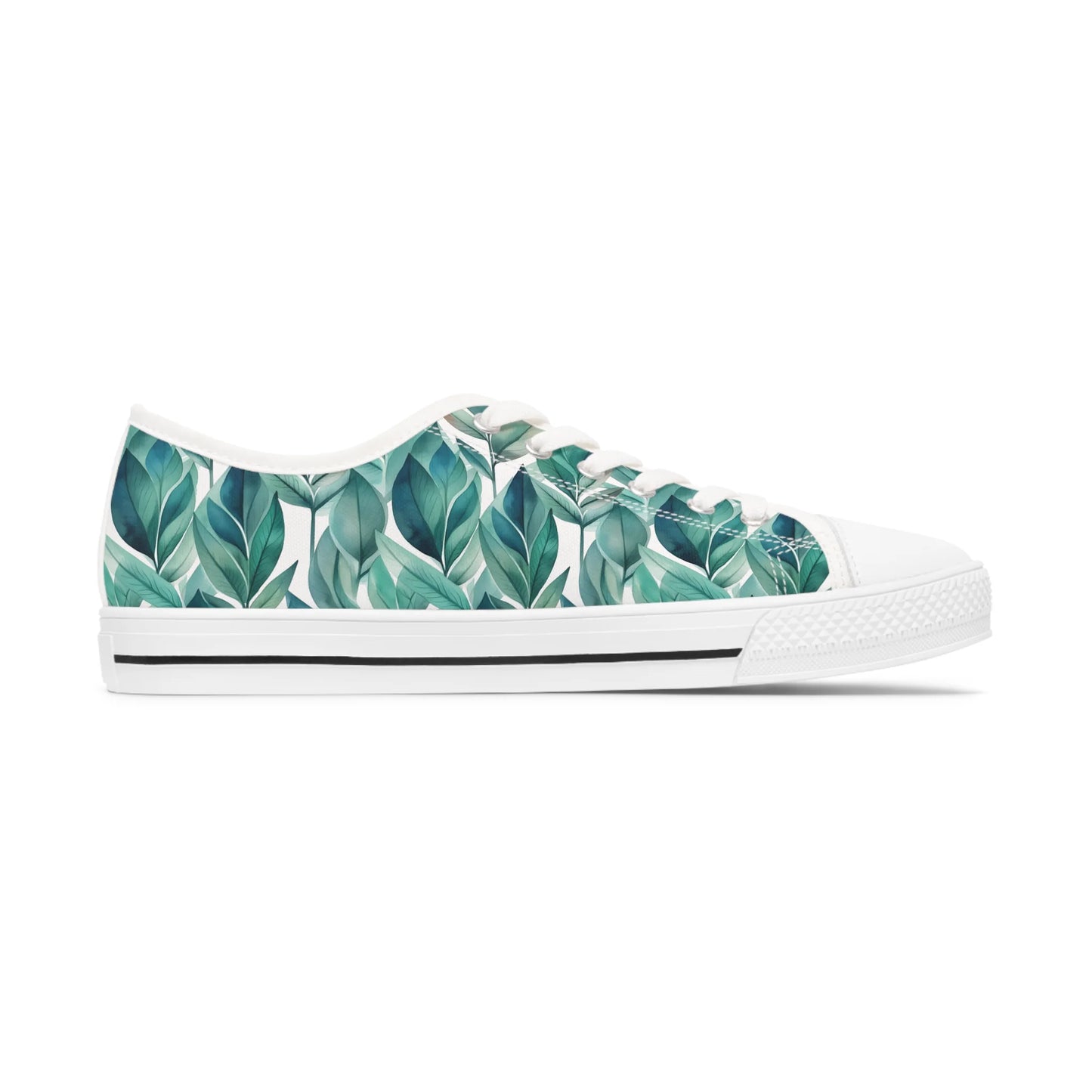 Leafy Chic Low Top Sneakers