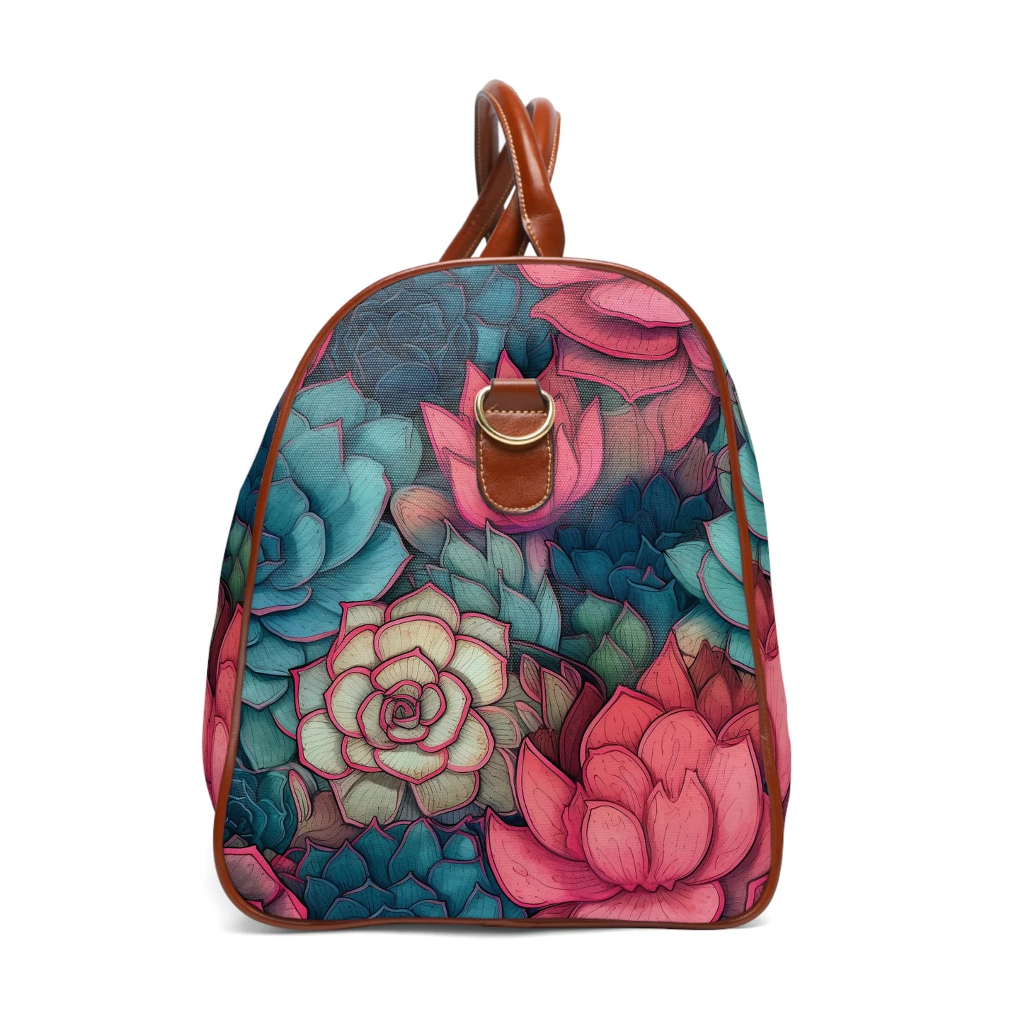 Bright Eternal Flowers Fantasy Travel Bag