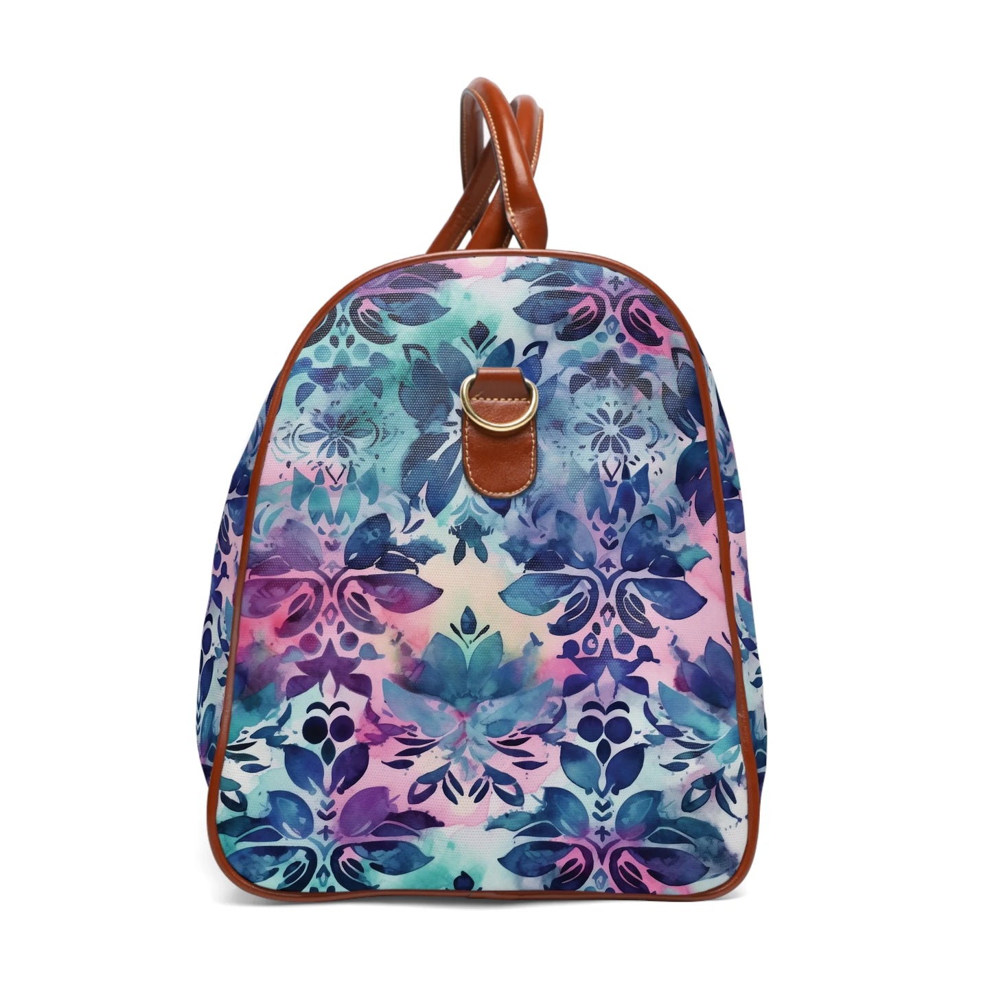 Blue Floral Boho Dream Travel Bag