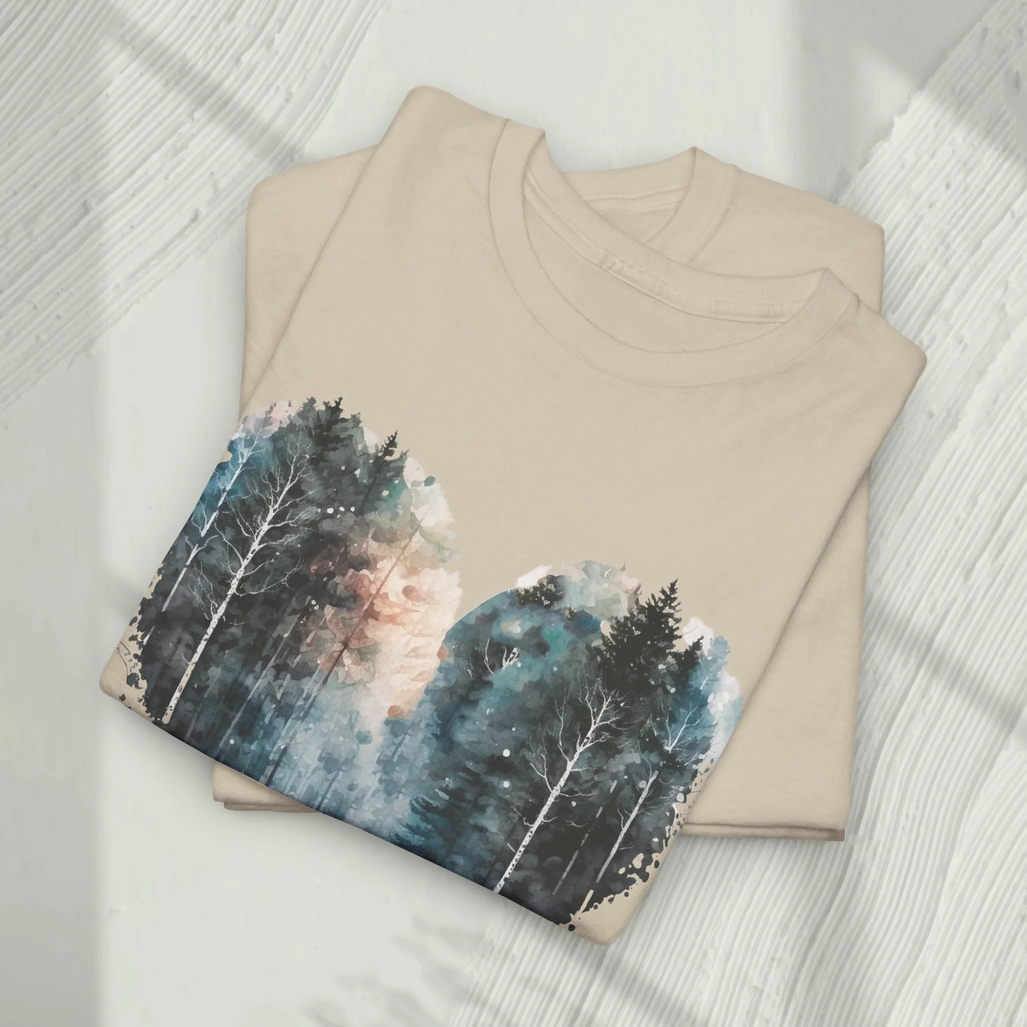 Mystic Woodland Woman Heavy Cotton T-shirt