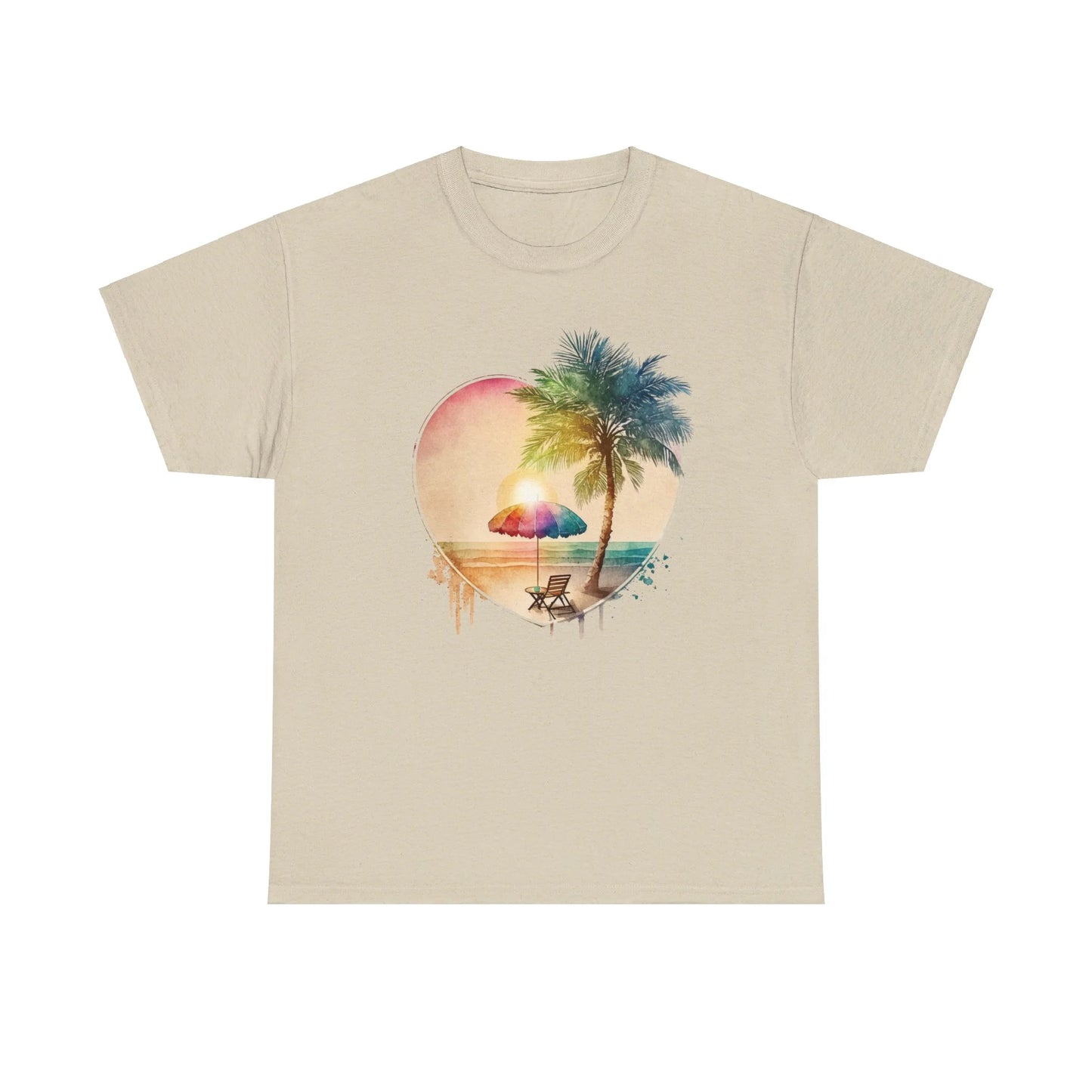 Ocean Breeze Woman Heavy Cotton T-shirt