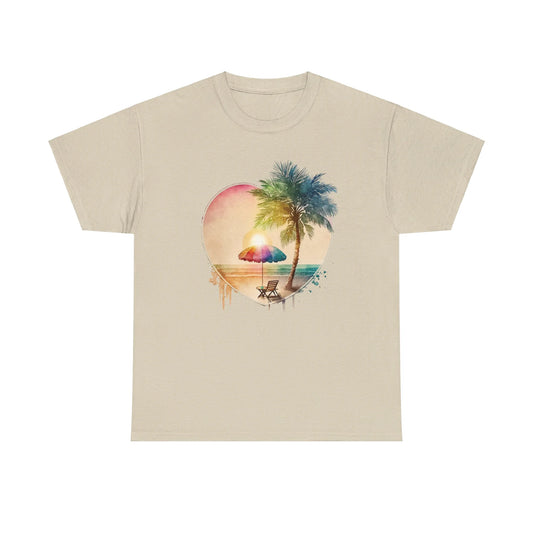 Ocean Breeze Woman Heavy Cotton T-shirt