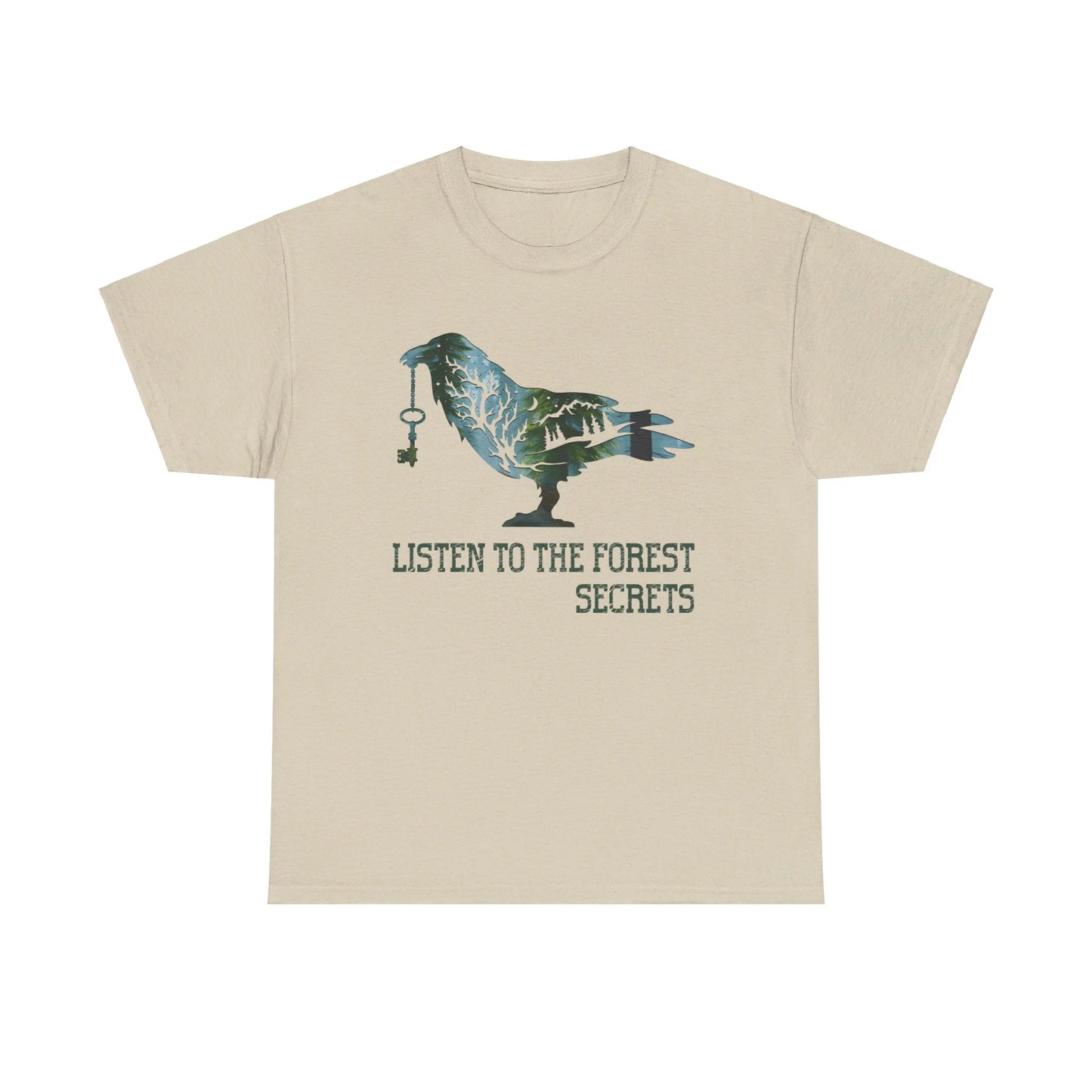 Listen to the Forest's Secrets Woman Heavy Cotton T-shirt