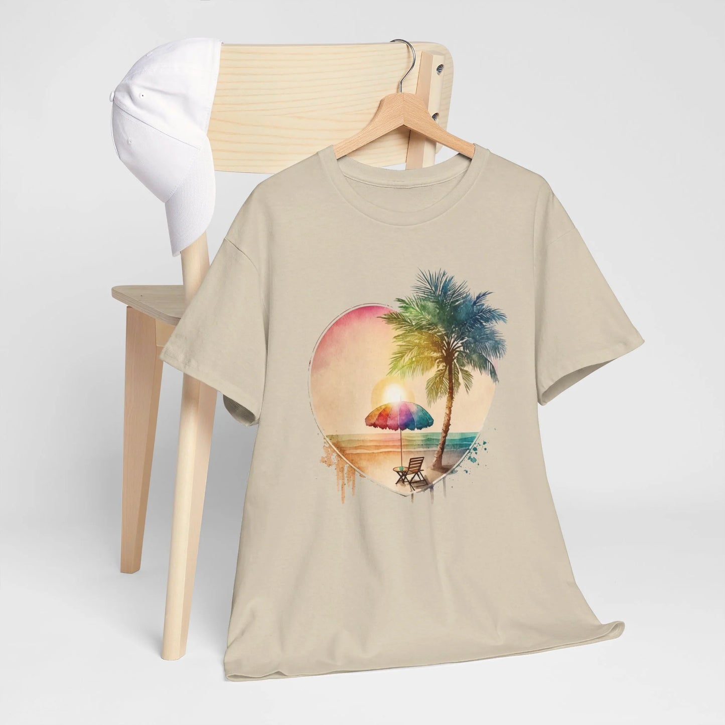 Ocean Breeze Woman Heavy Cotton T-shirt