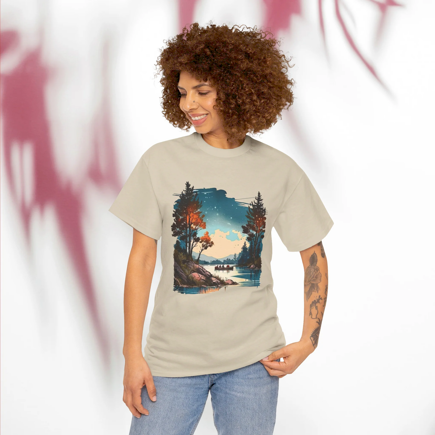 Where Adventure Begins Woman Heavy Cotton T-shirt