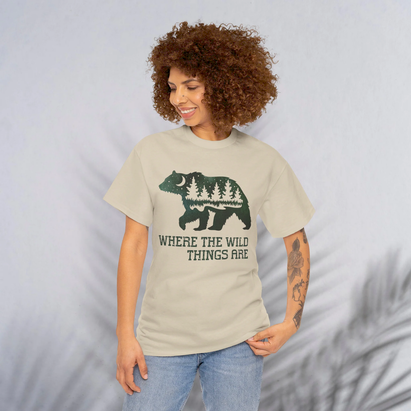 Where the Wild Things Are Woman Heavy Cotton T-shirt