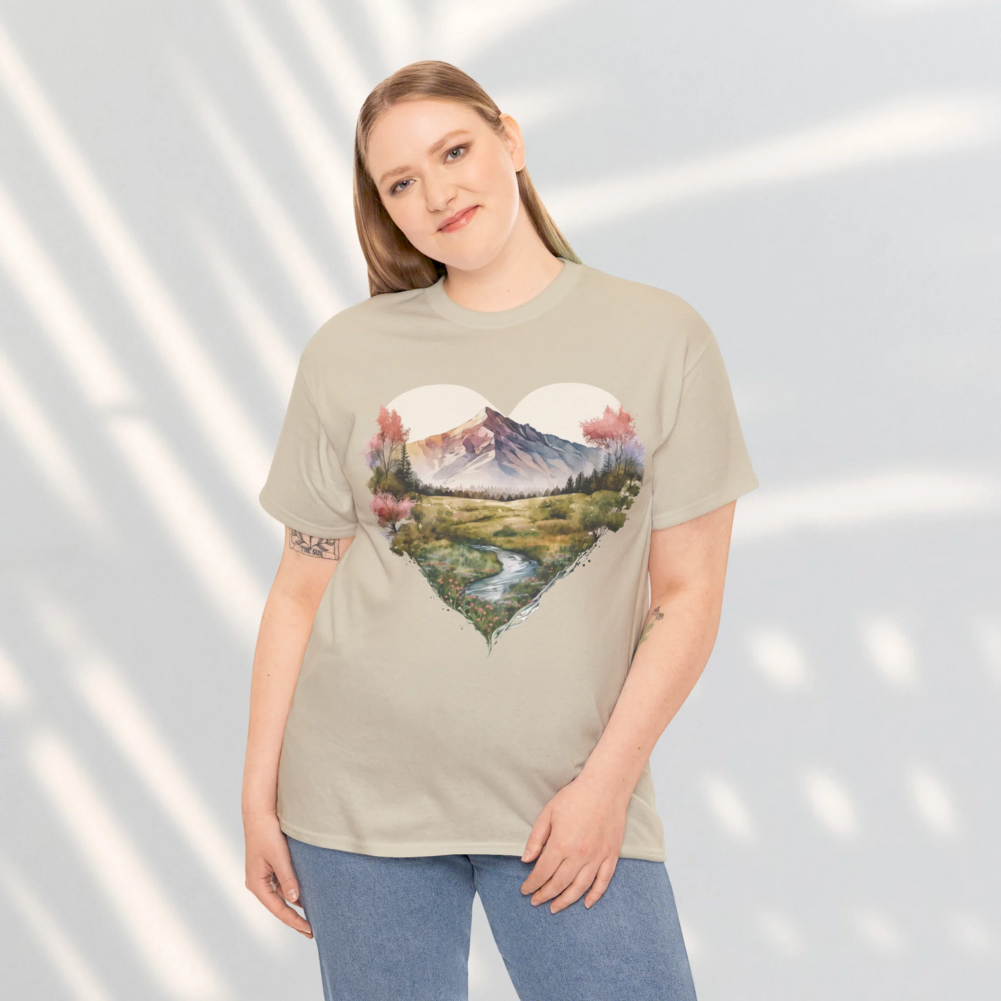 Deepening the Love for Forest Treasures Woman Heavy Cotton T-shirt