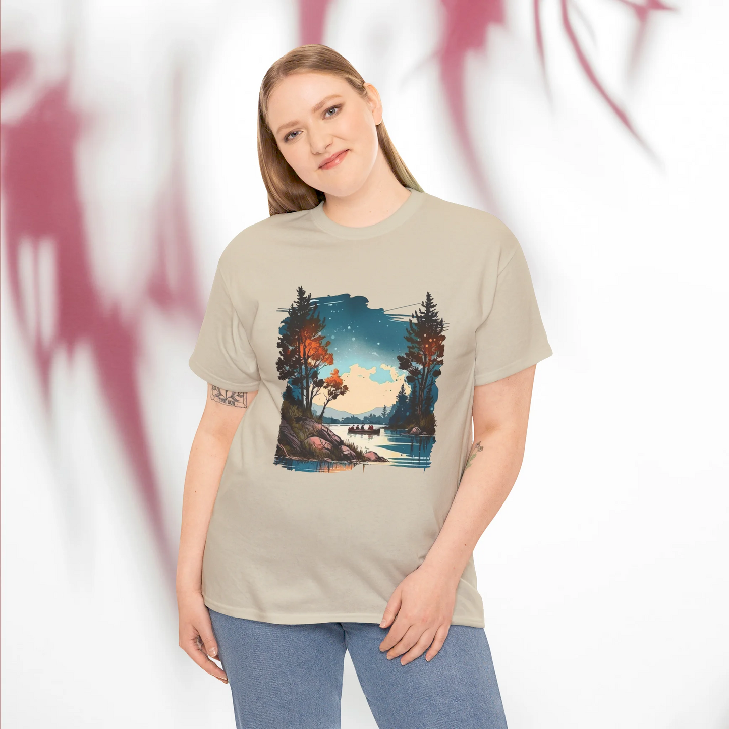 Where Adventure Begins Woman Heavy Cotton T-shirt