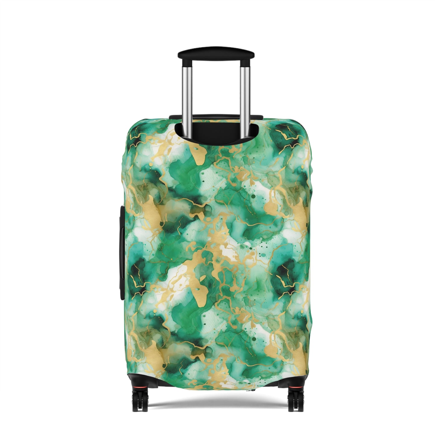 Simplicity in Green Luggage Cover