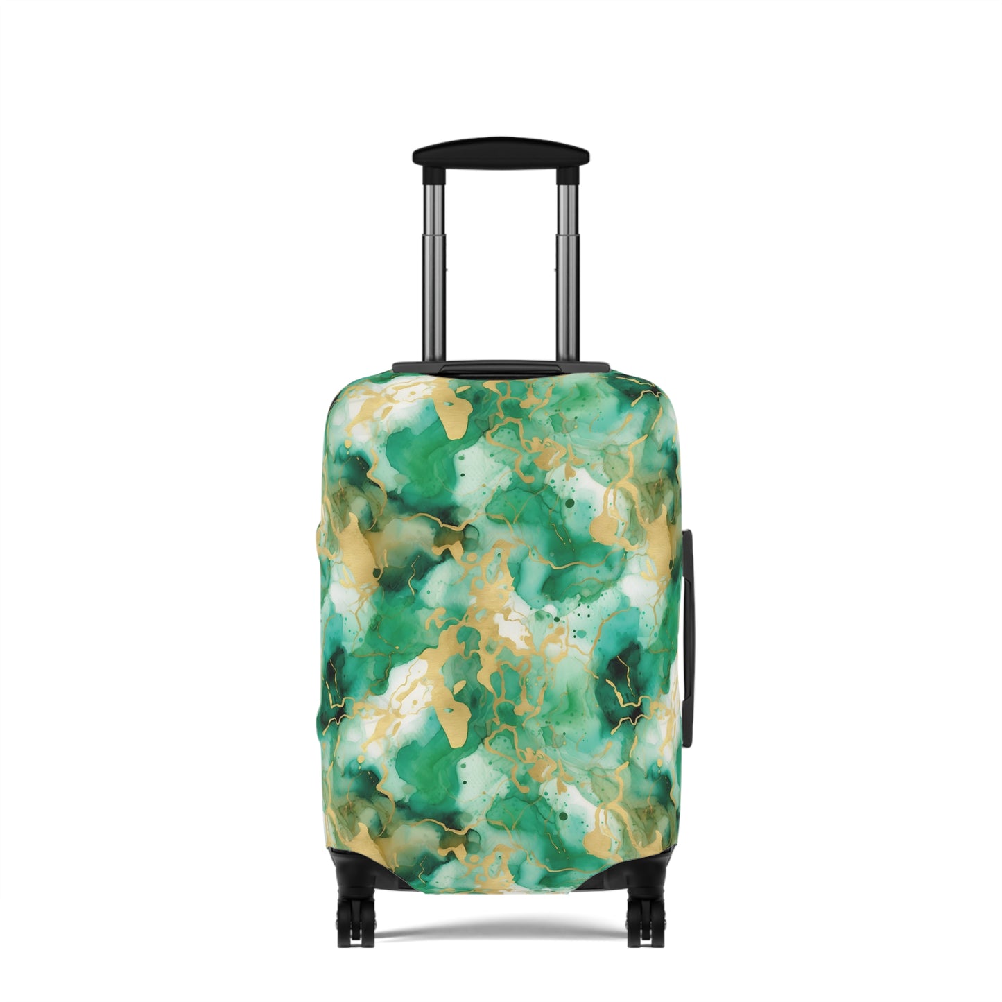 Simplicity in Green Luggage Cover