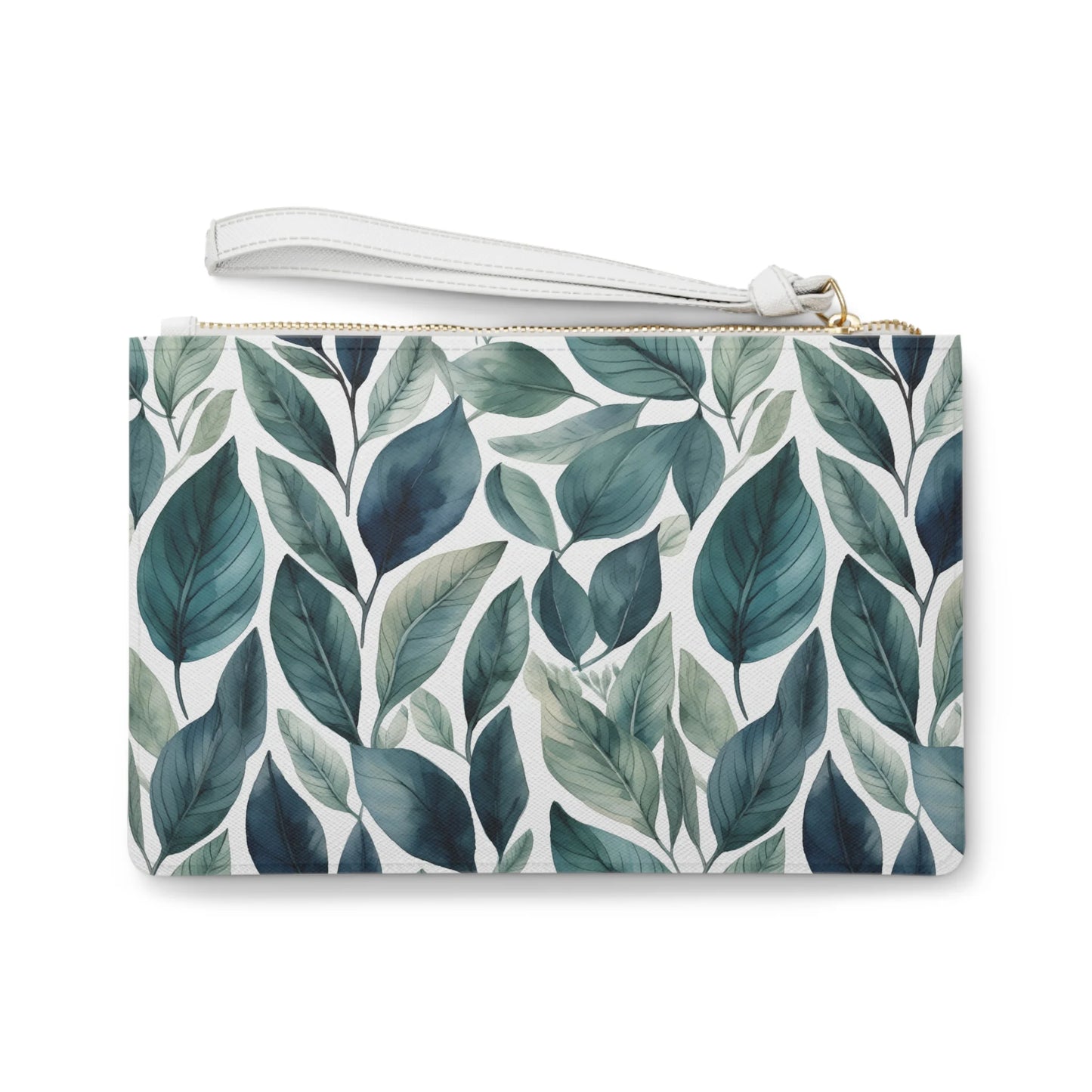 Sleek Foliage Clutch