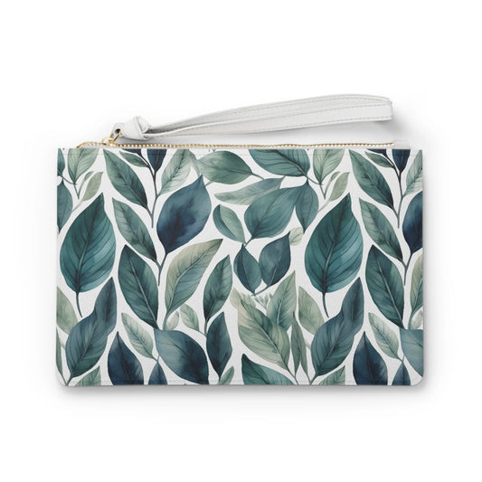 Sleek Foliage Clutch