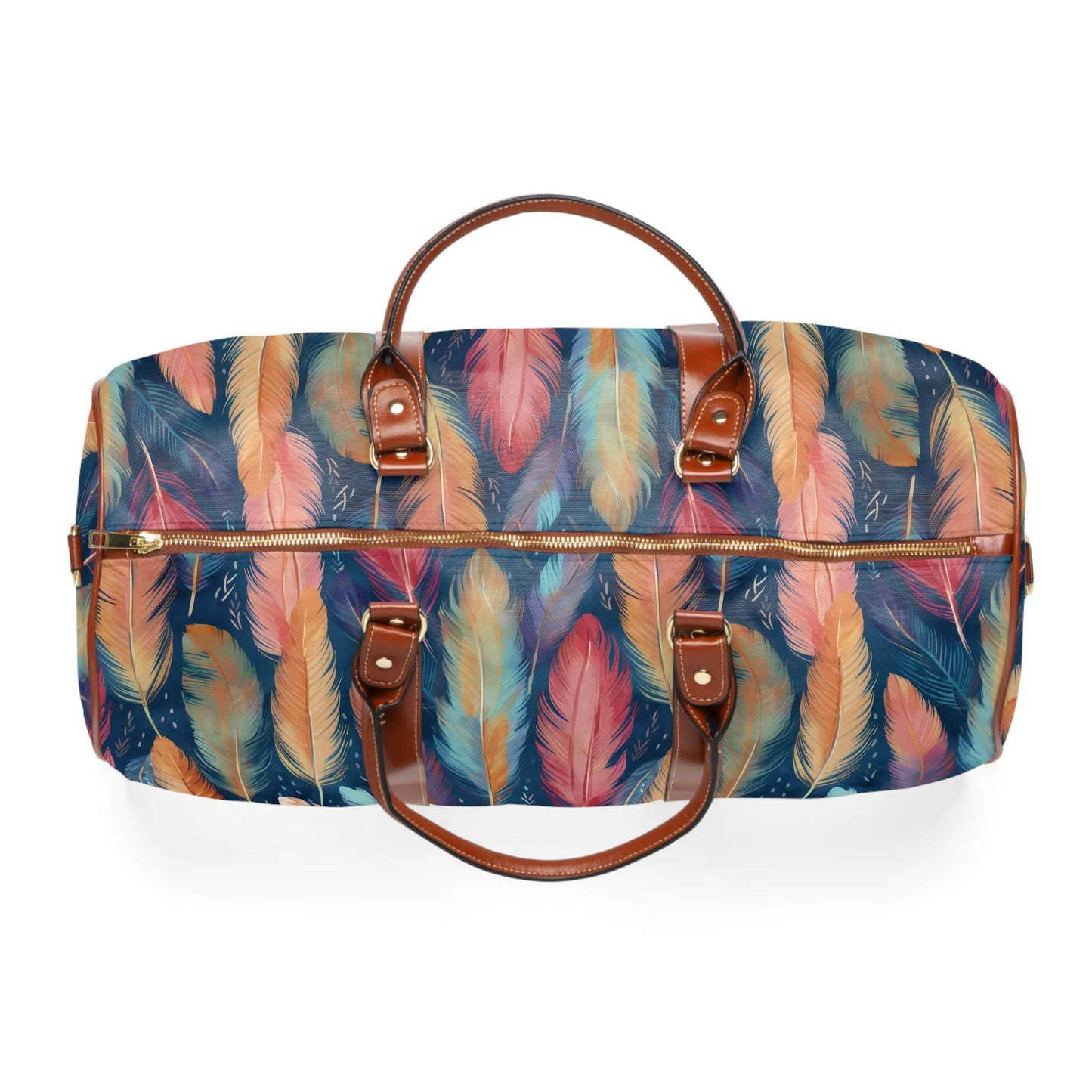 Dance of Wild Birds' Feathers Travel Bag