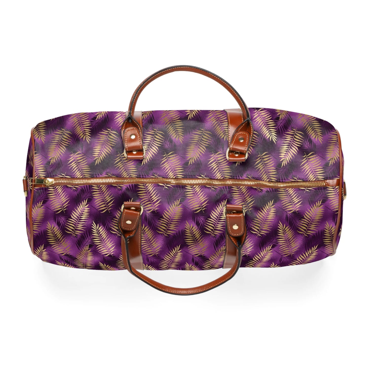 Violet & Gold Tropical Magic Travel Bag