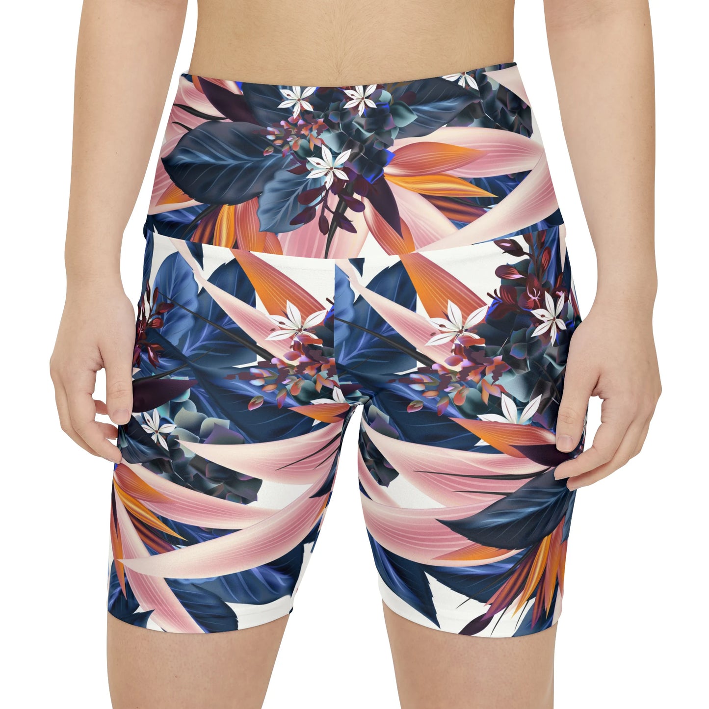 Tropical Beauty Biker Shorts