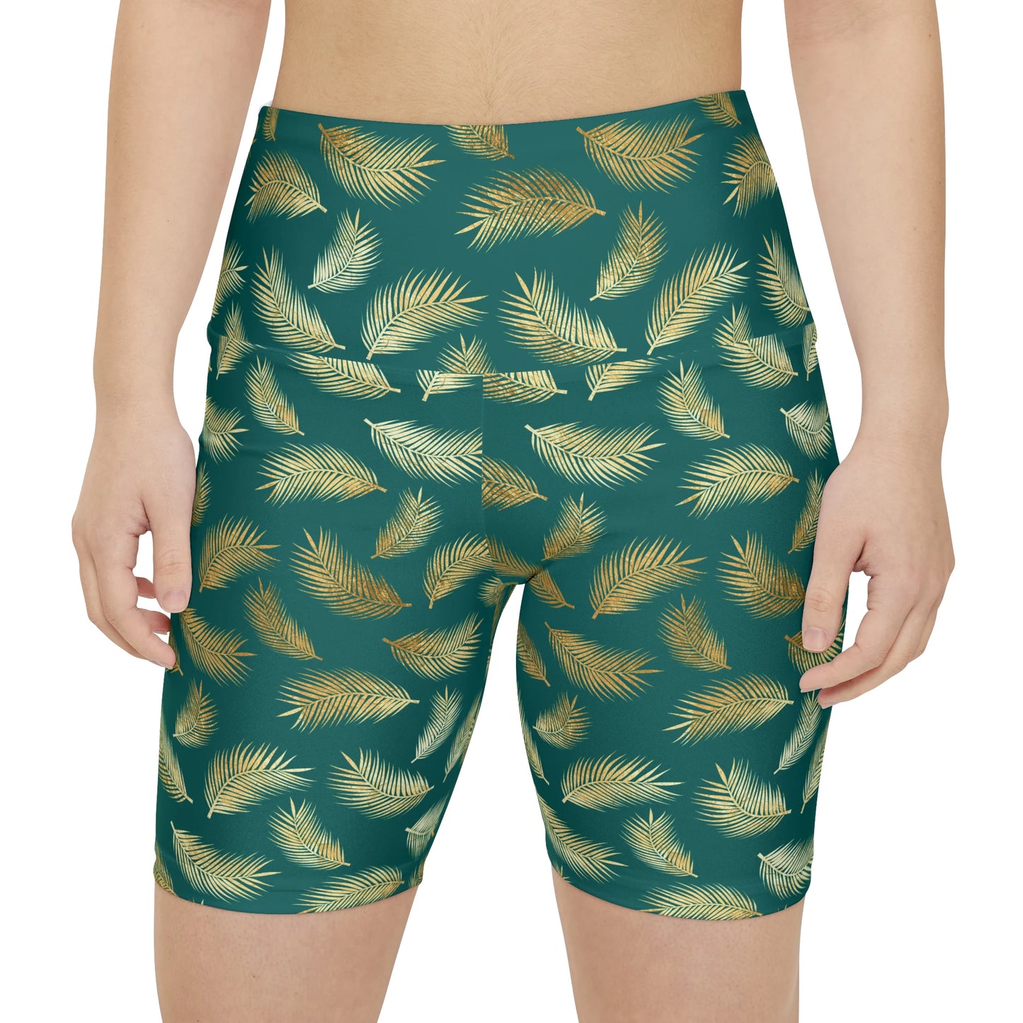 Tropical Vibes Biker Shorts